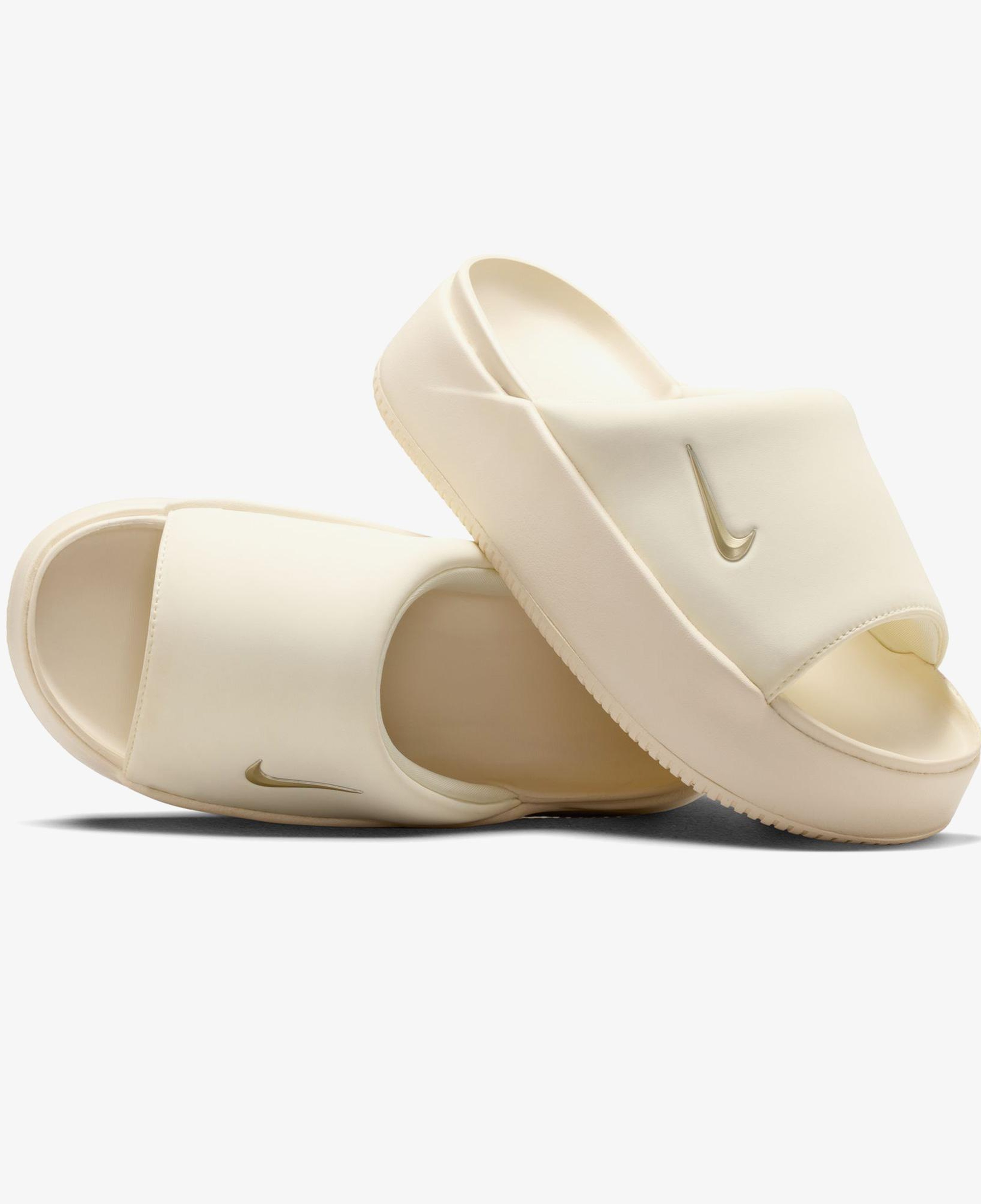 Nike Calm Elevation Kadın Krem Rengi Terlik