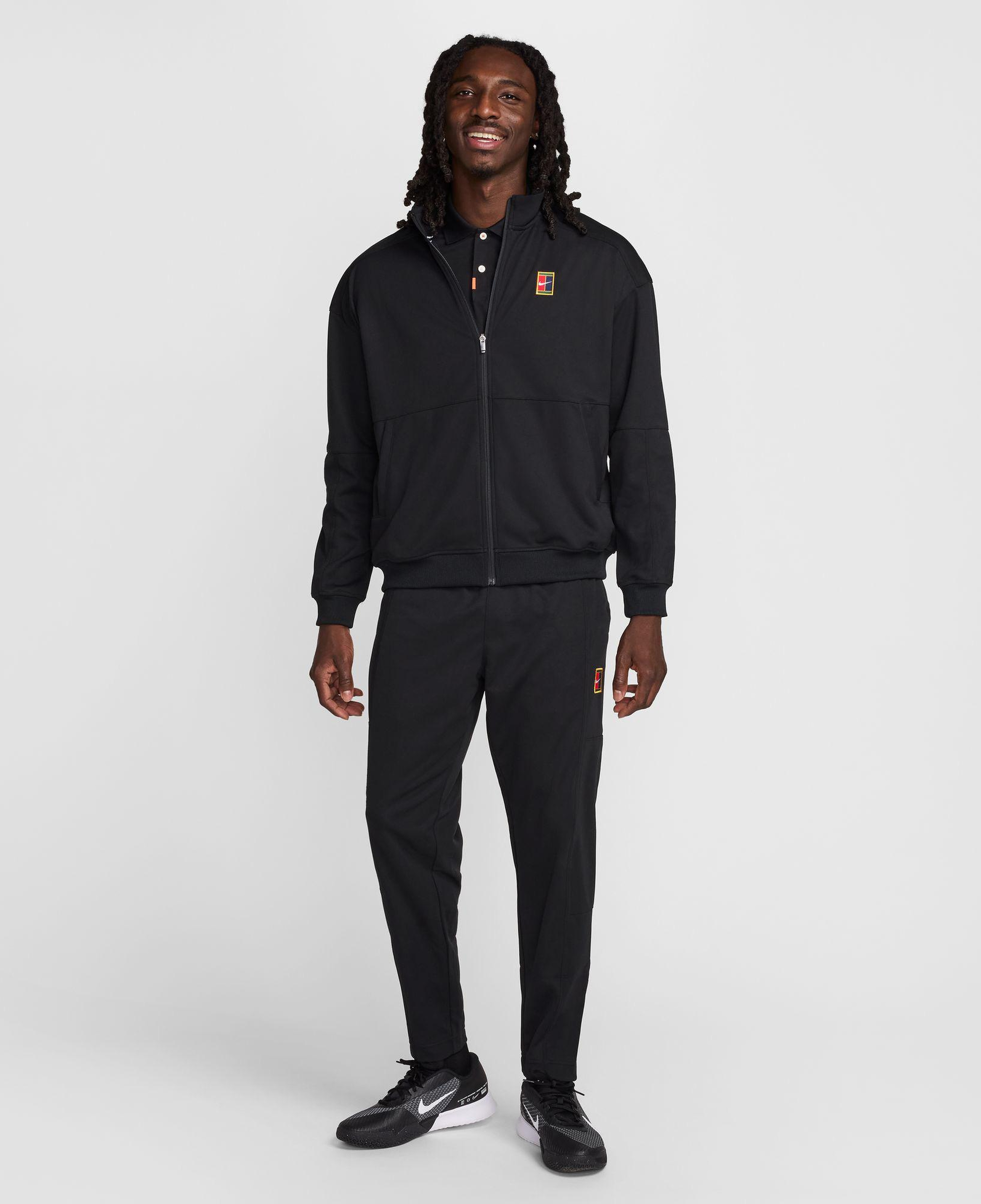 Nike Court Heritage Erkek Siyah Eşofman Altı