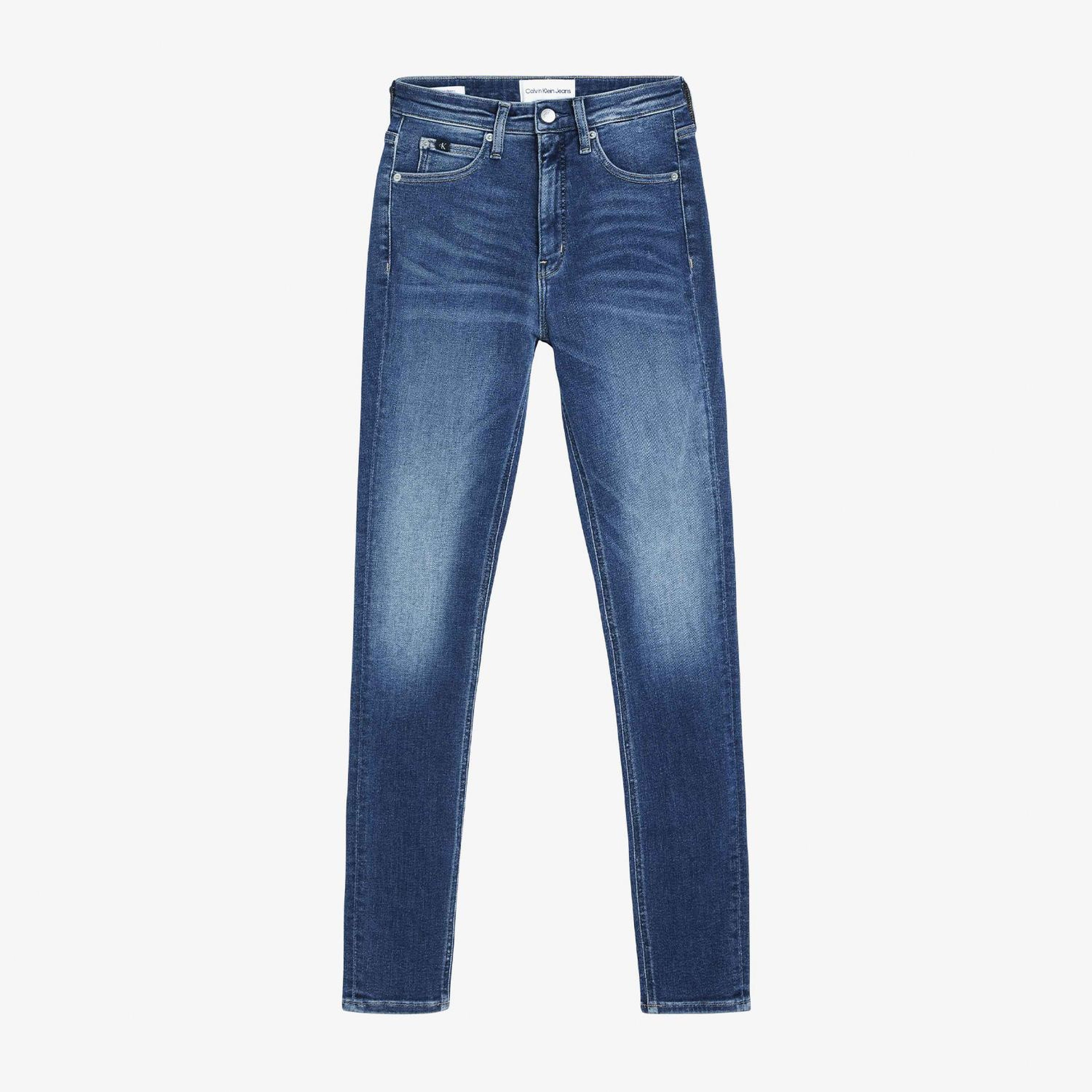 Calvin Klein Kadın Mavi Denim Jean