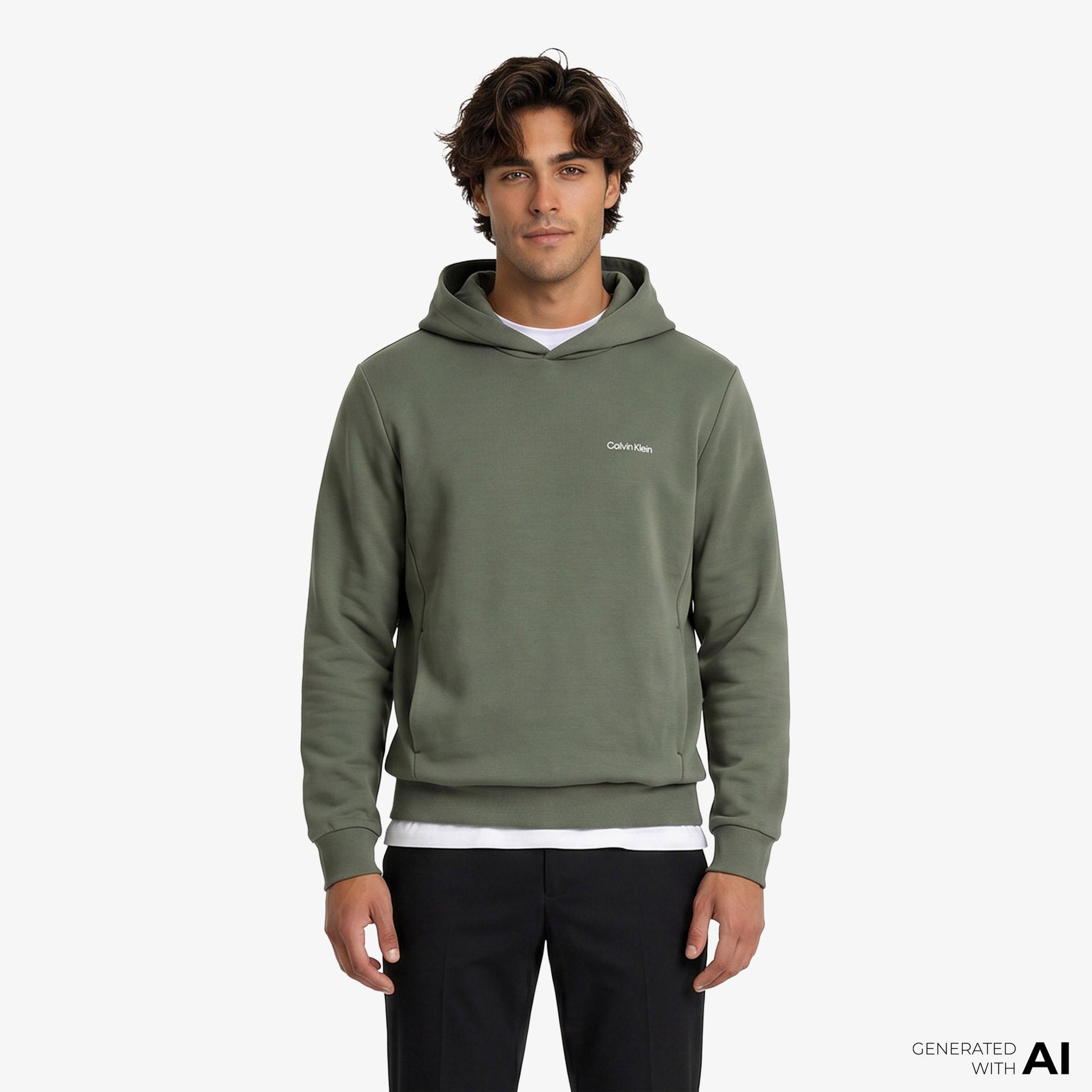 Calvin Klein Erkek Mor Sweatshirt