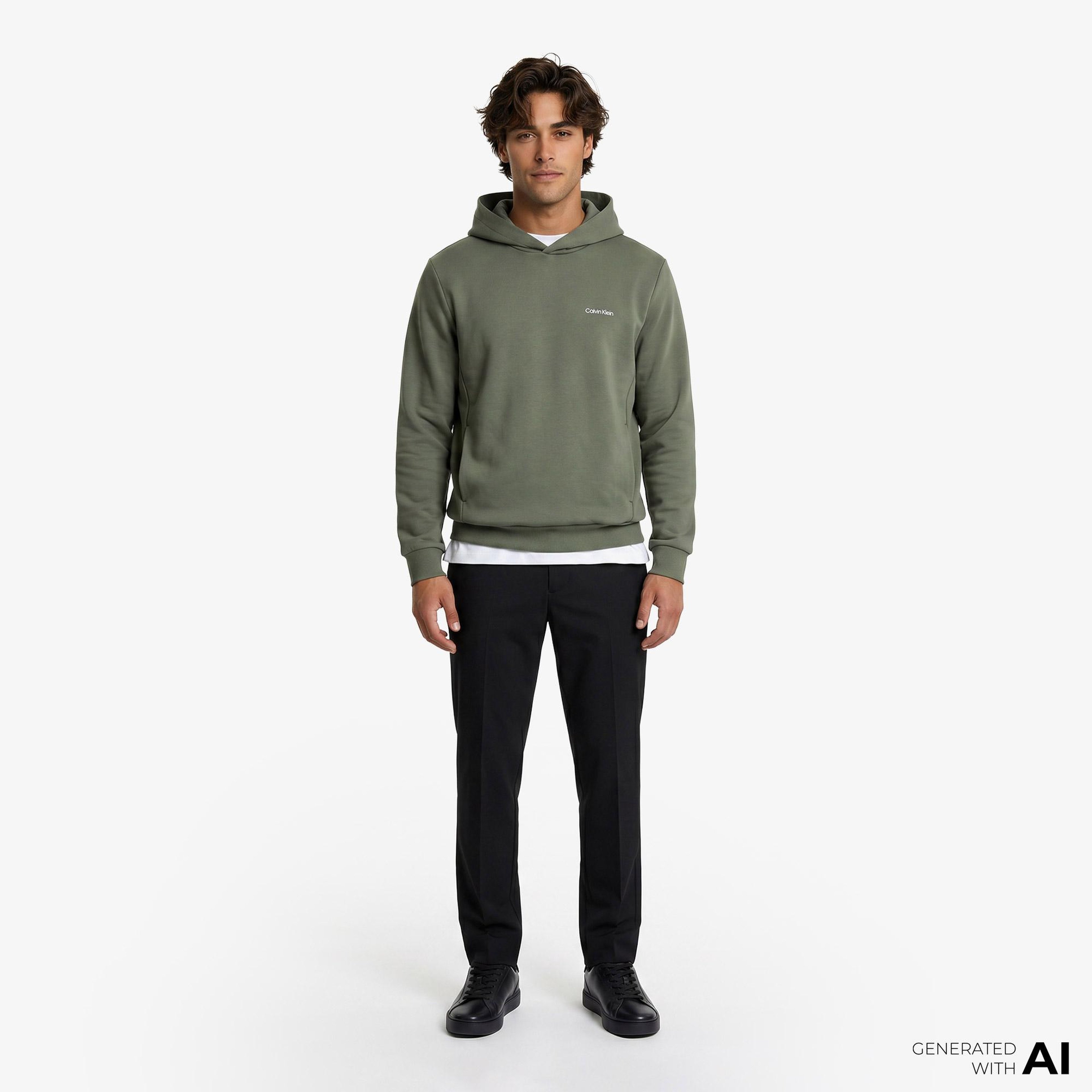 Calvin Klein Erkek Mor Sweatshirt