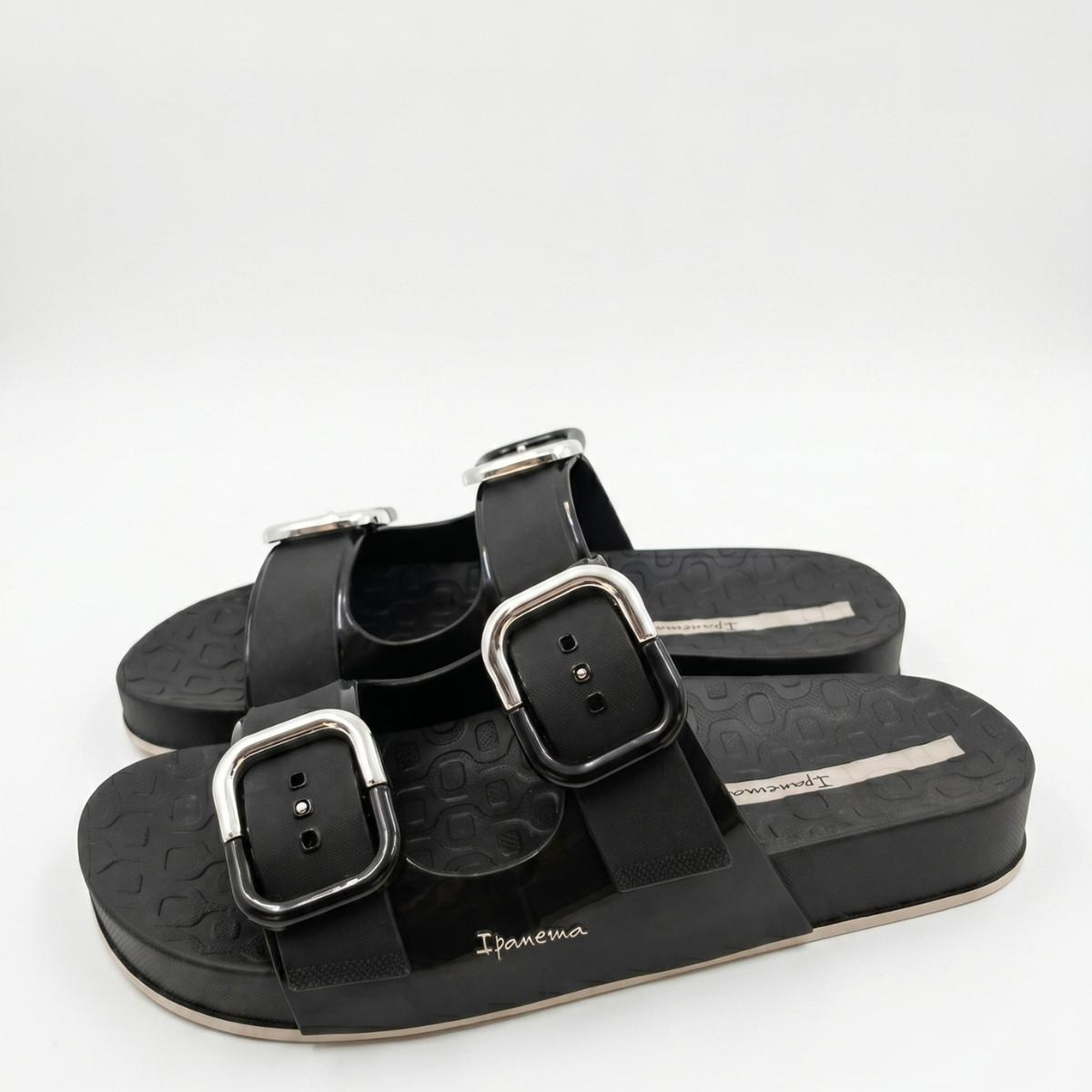 Shore Slide Kadın Çift Bantlı Terlik Siyah 35/42