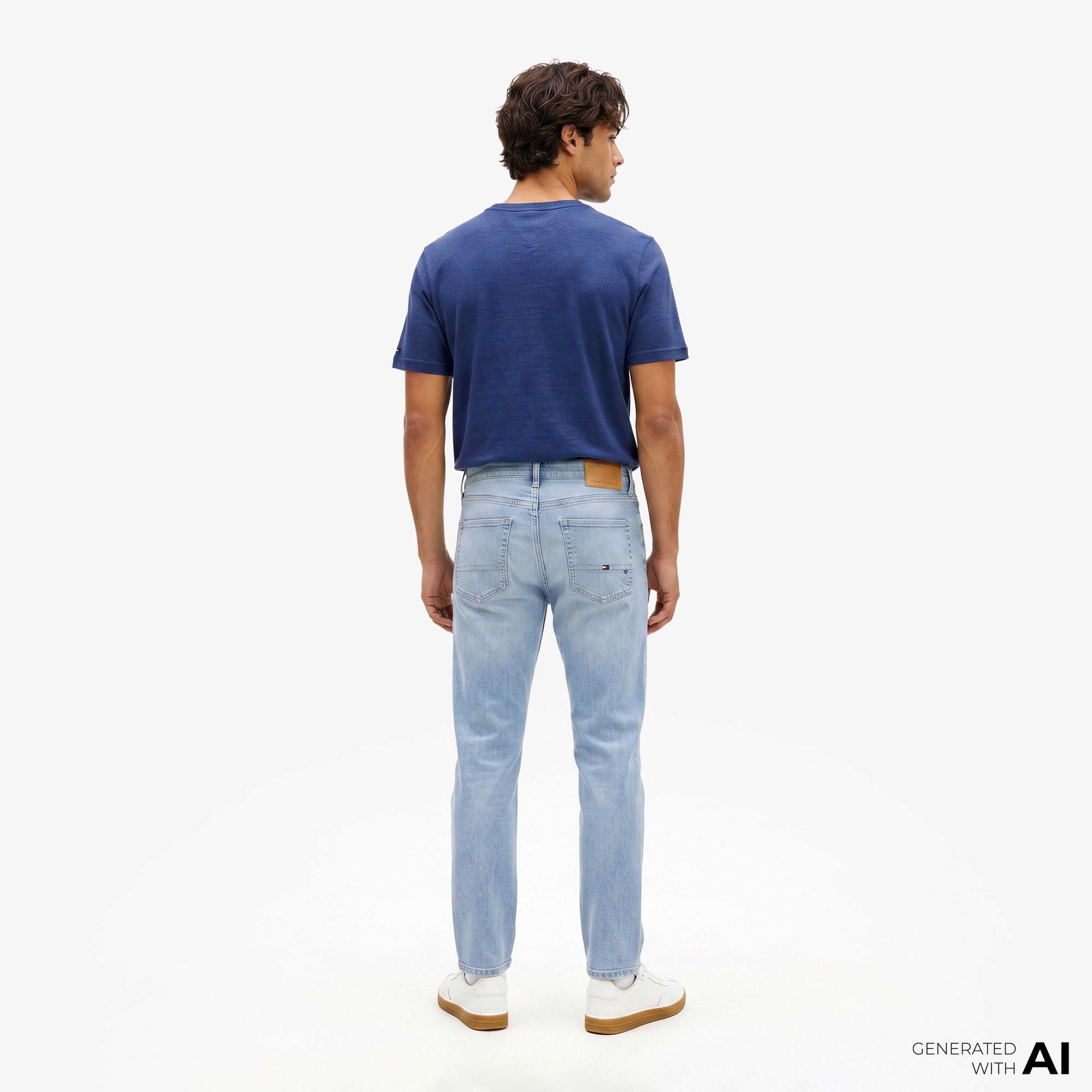Tommy Hilfiger Erkek Mavi Pantolon