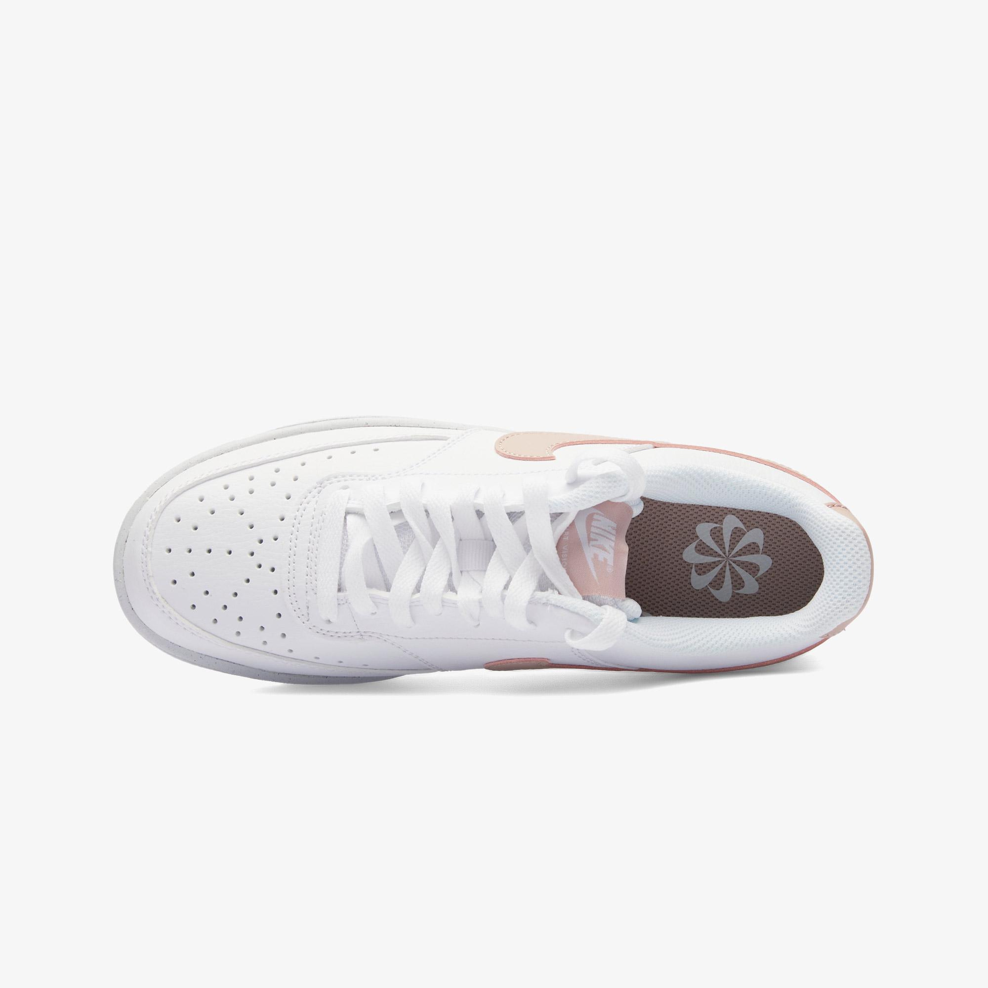 Nike Court Vision Low Next Nature Kadın Beyaz Spor Ayakkabı