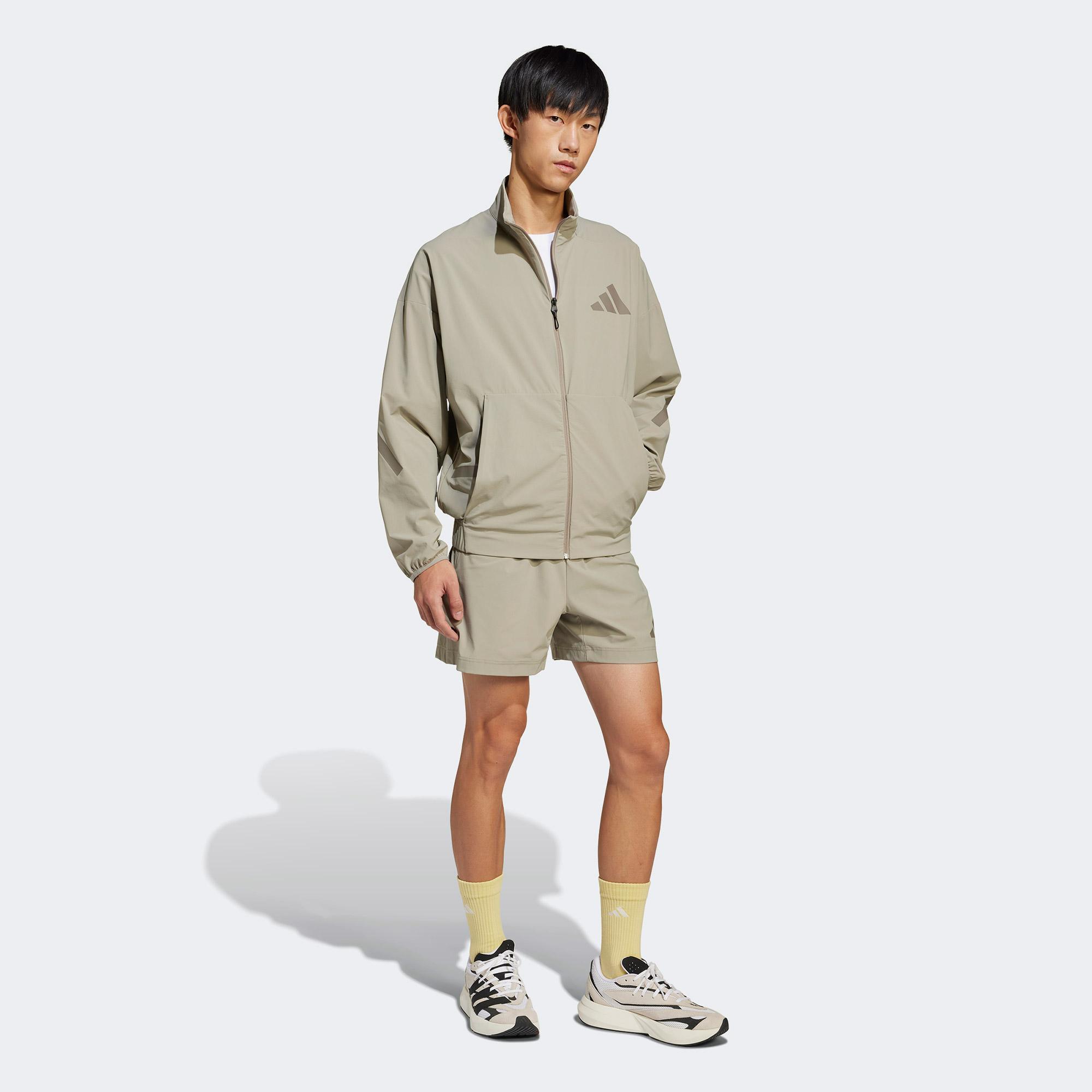 adidas Z.N.E. Woven Erkek Bej Eşofman Üstü