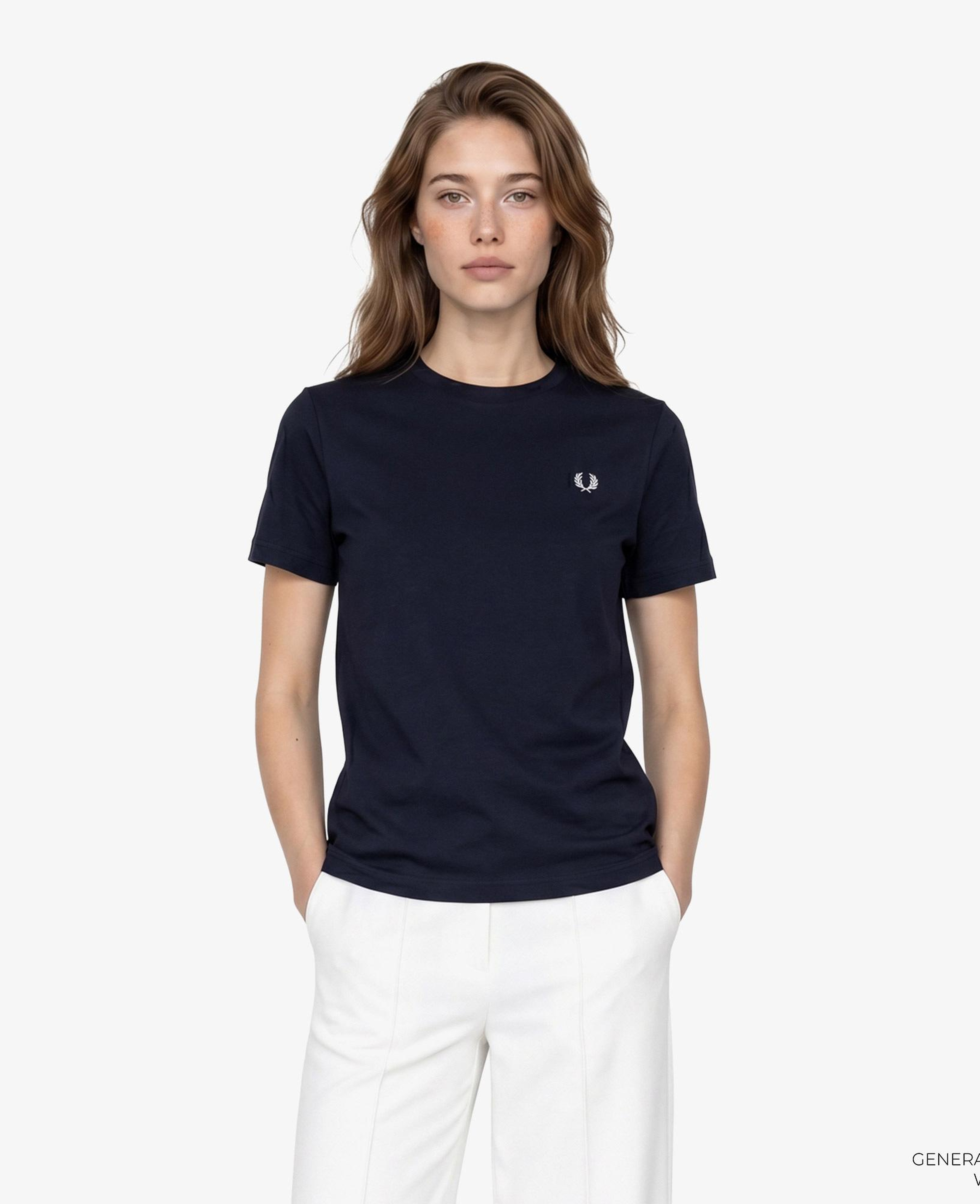 Fred Perry Kadın Lacivert T-Shirt