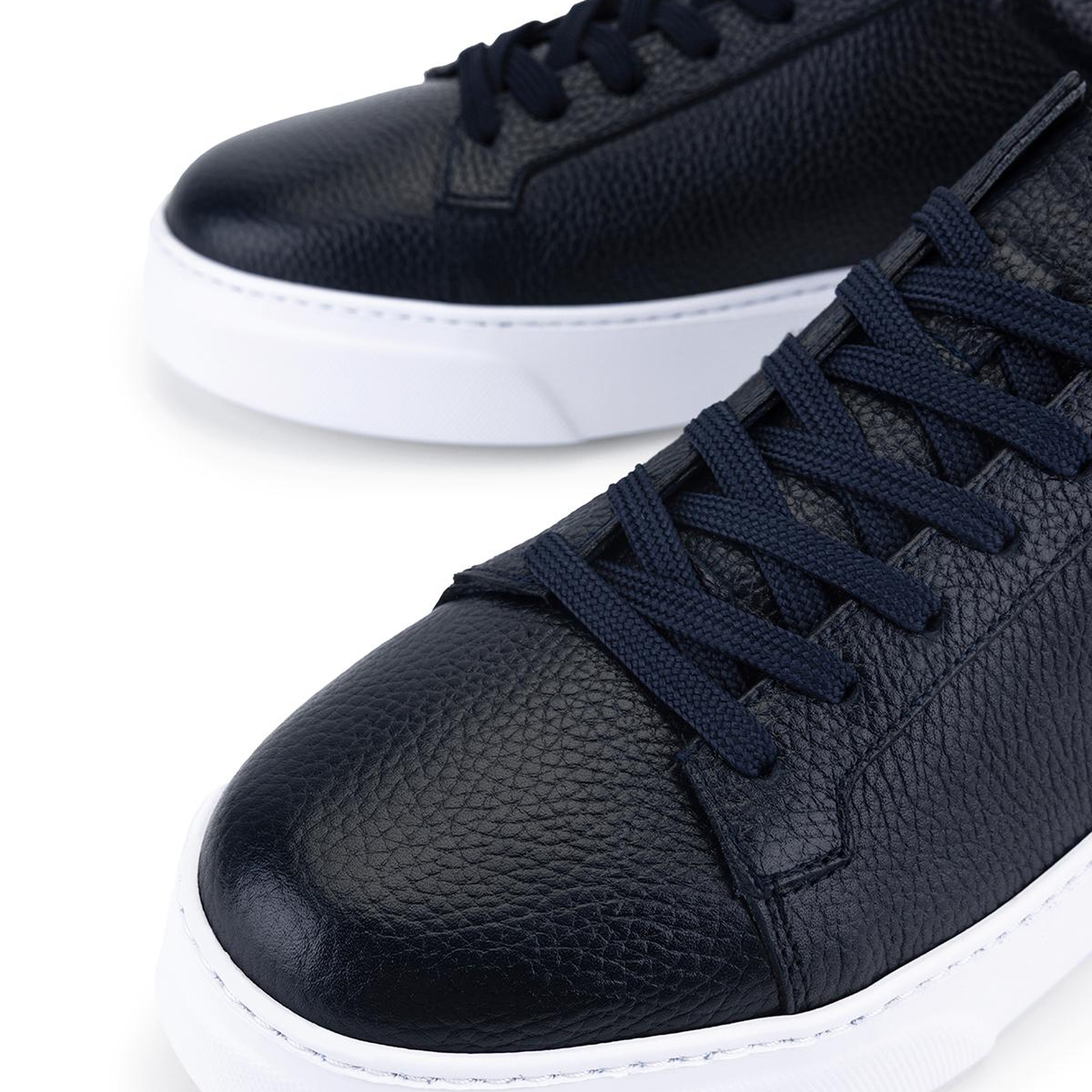 Tamer Tanca Erkek Hakiki Deri Lacivert Sneakers & Spor Ayakkabı