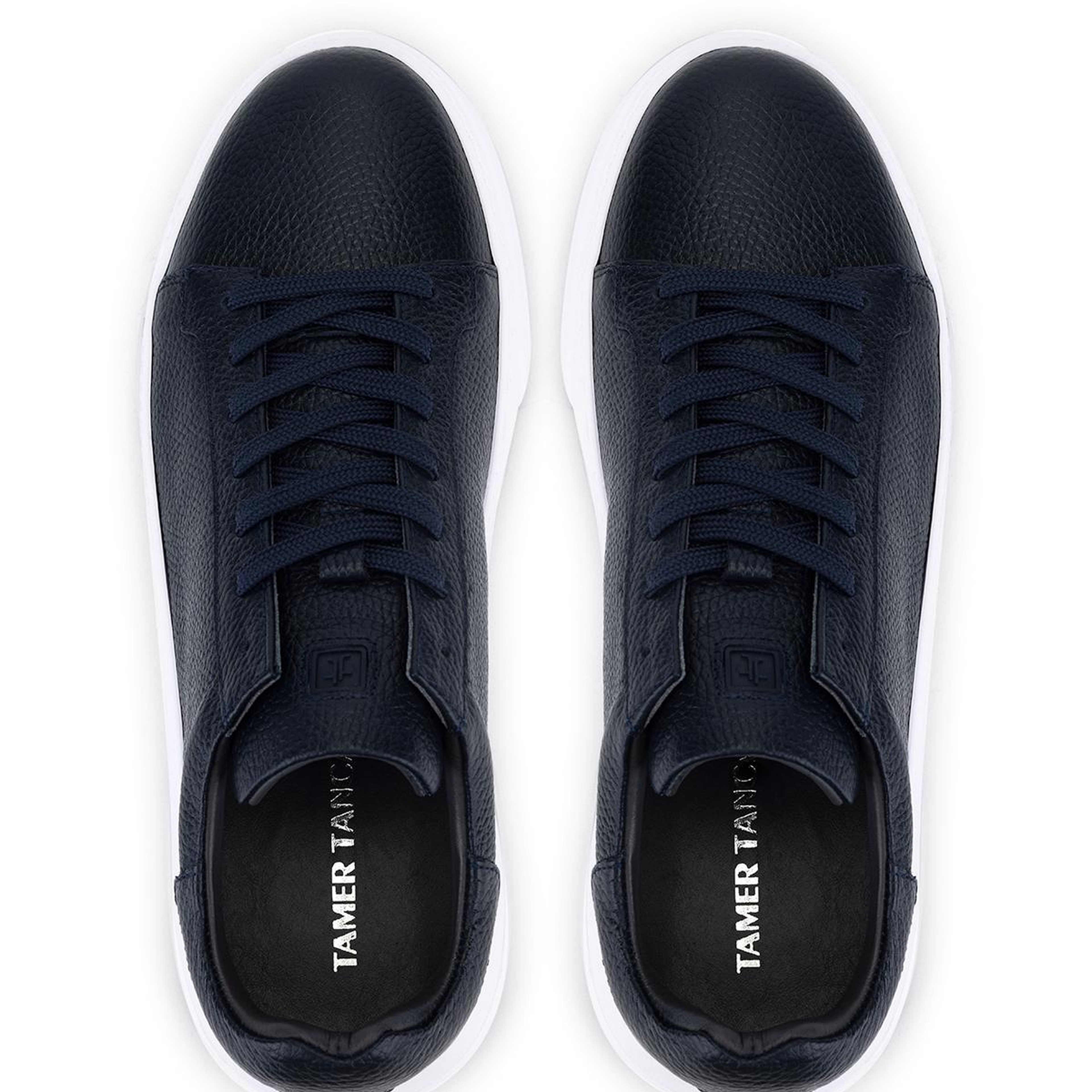 Tamer Tanca Erkek Hakiki Deri Lacivert Sneakers & Spor Ayakkabı
