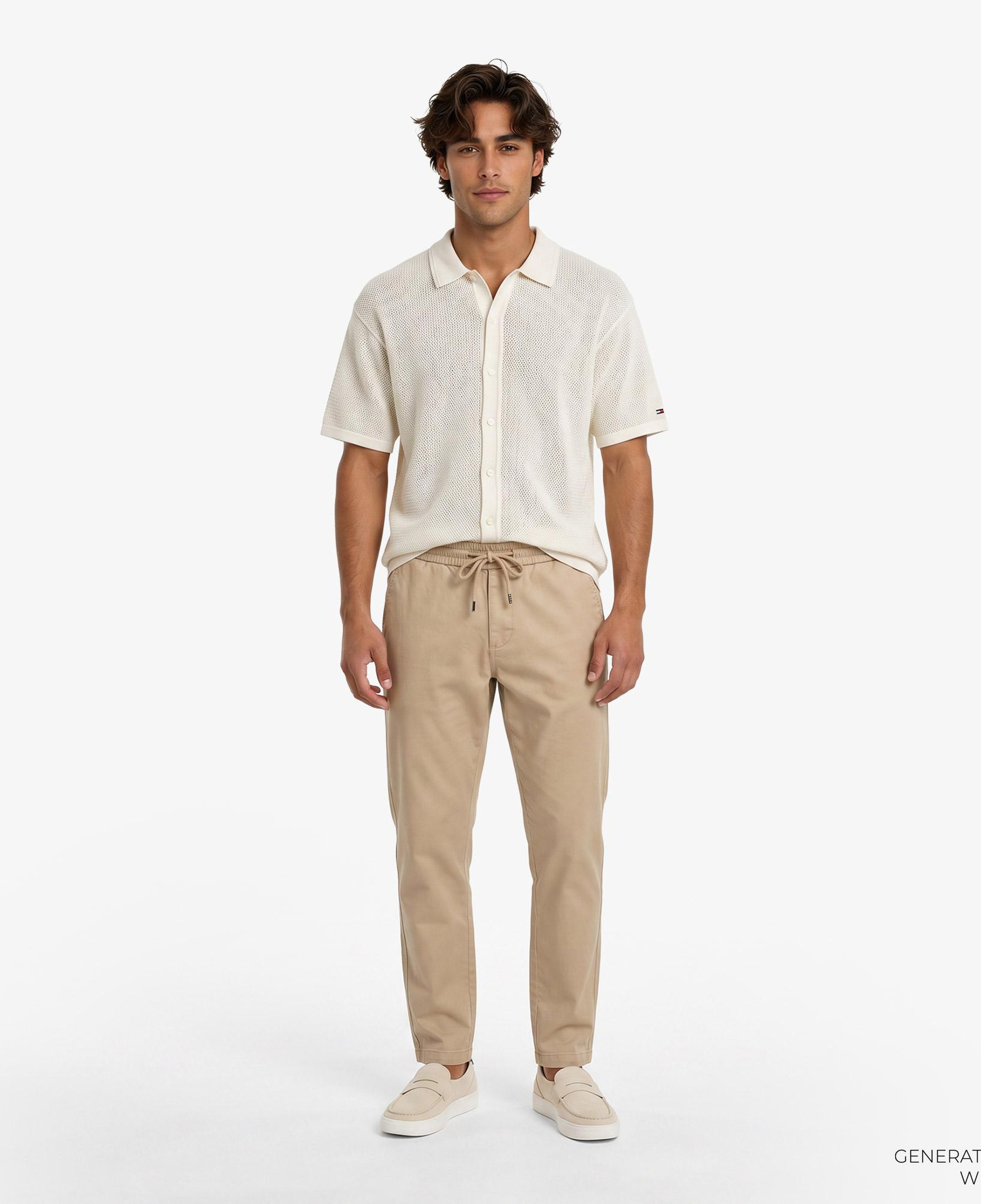 Tommy Hilfiger Erkek Bej Pantolon