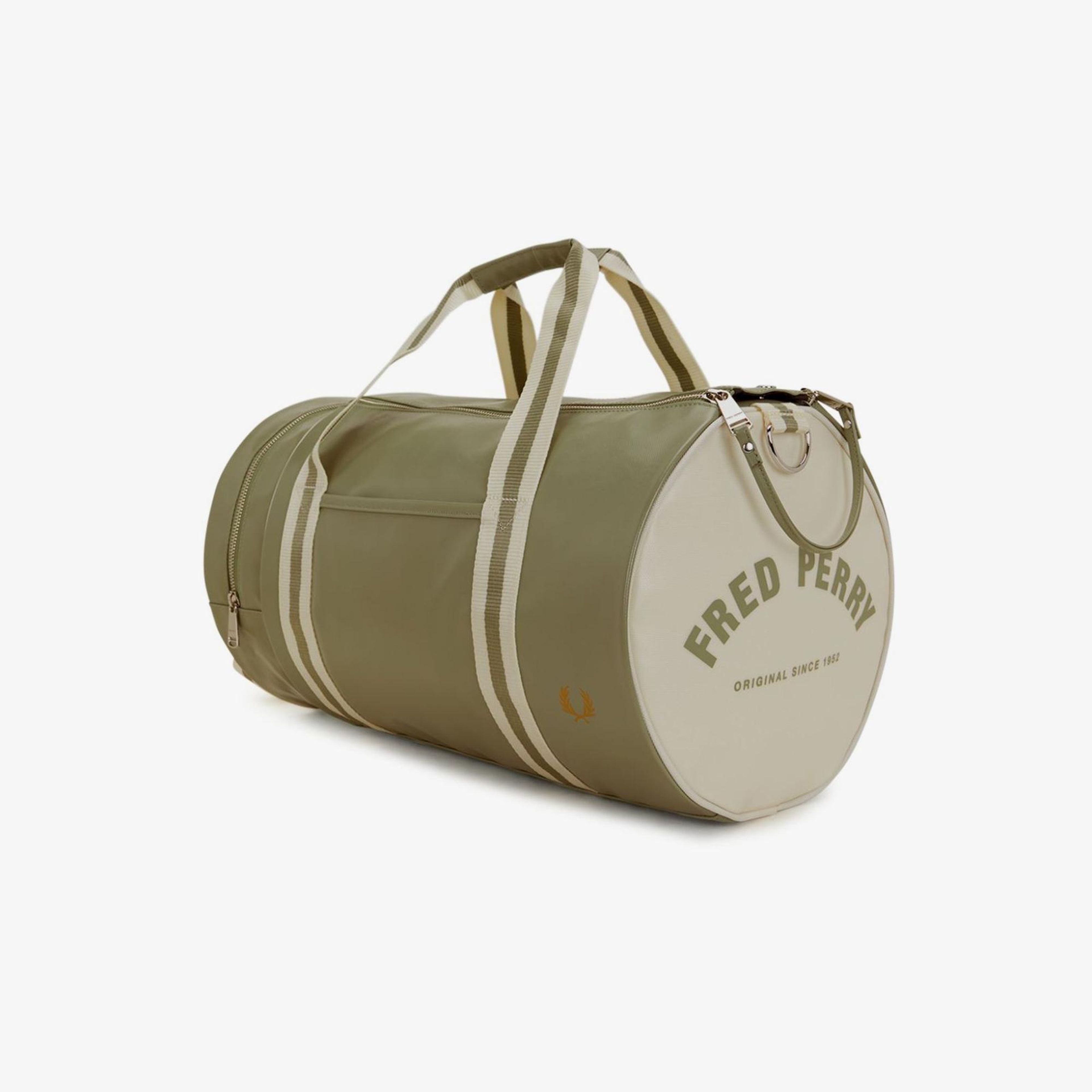 Fred Perry Classic Barrel Unisex Yeşil Çanta