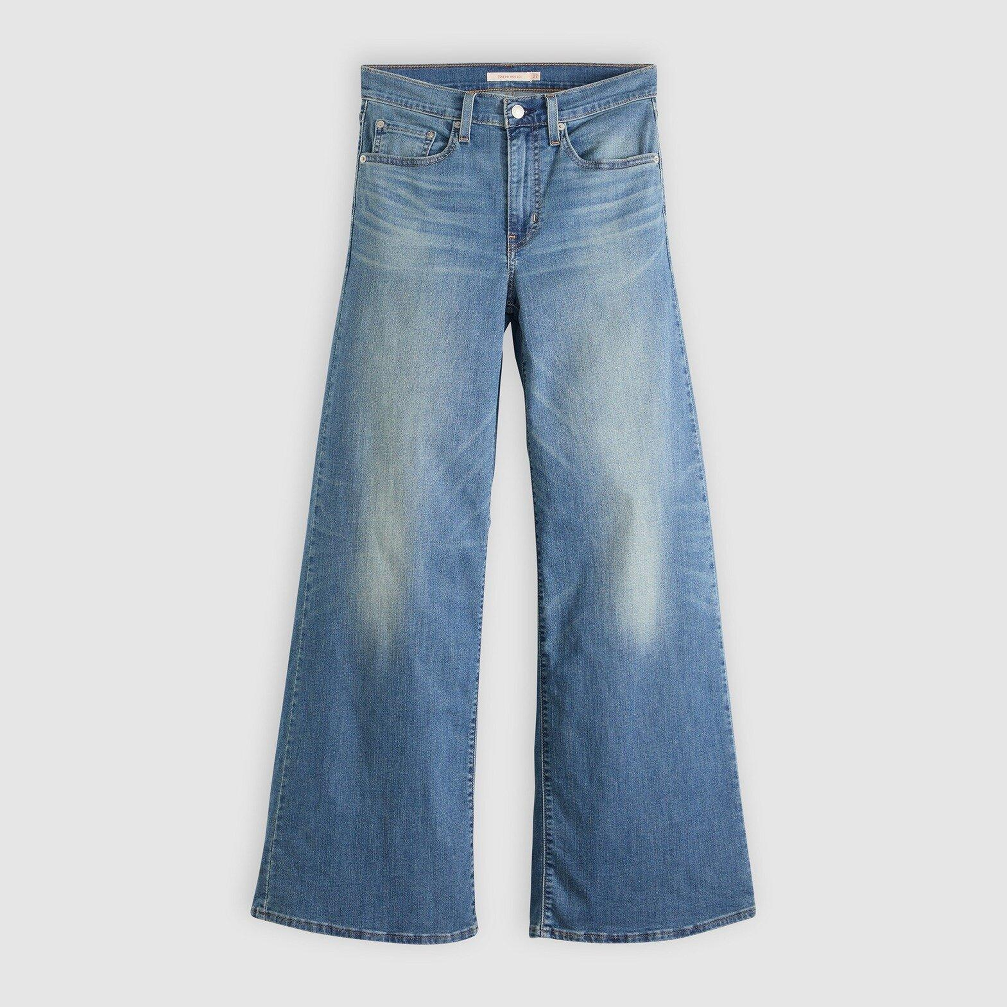 728 High Rise Wide Leg Kadın Jean Pantolon - Quiet Cool
