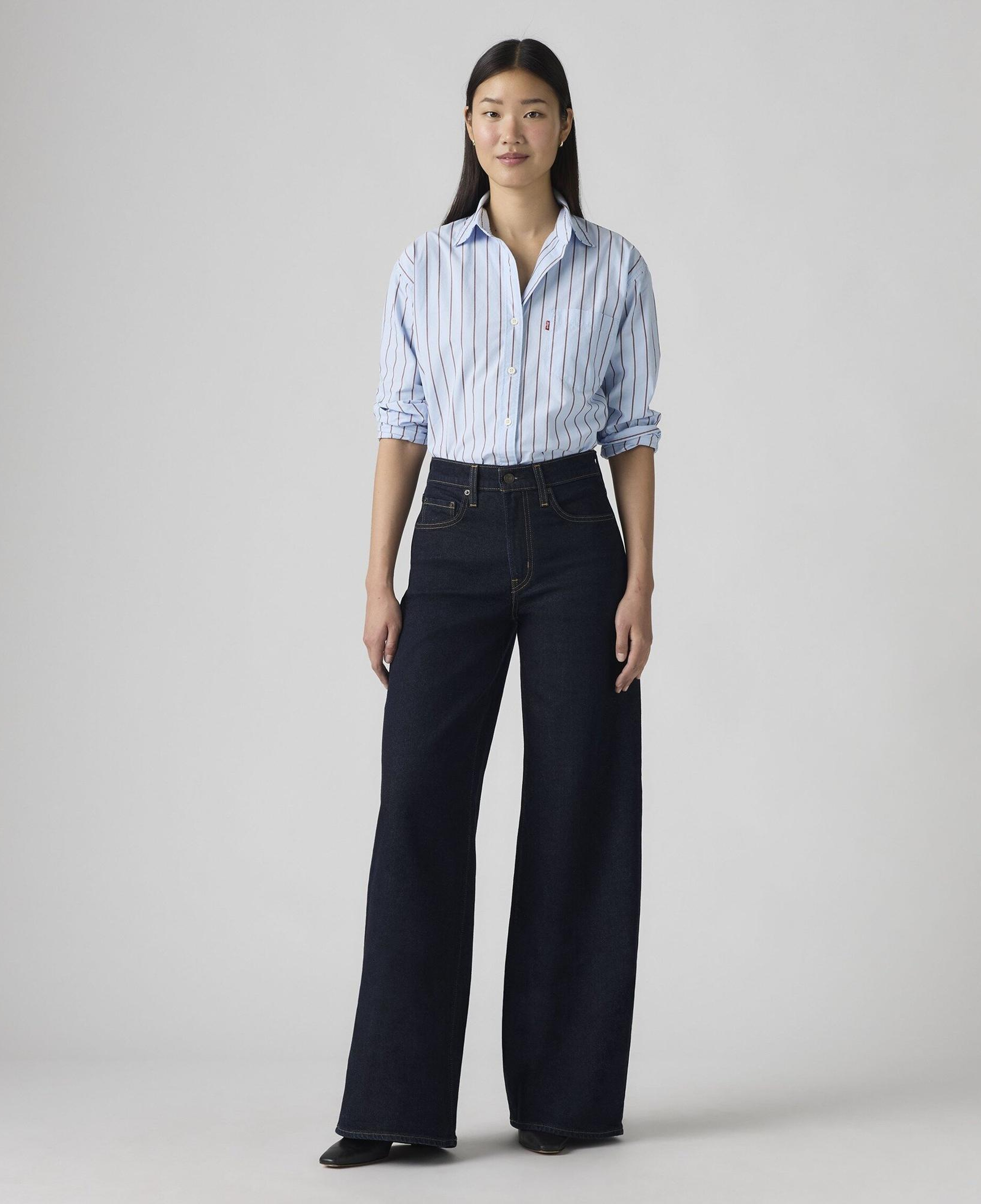 728 High Rise Wide Leg Kadın Jean Pantolon - Retro Rinse