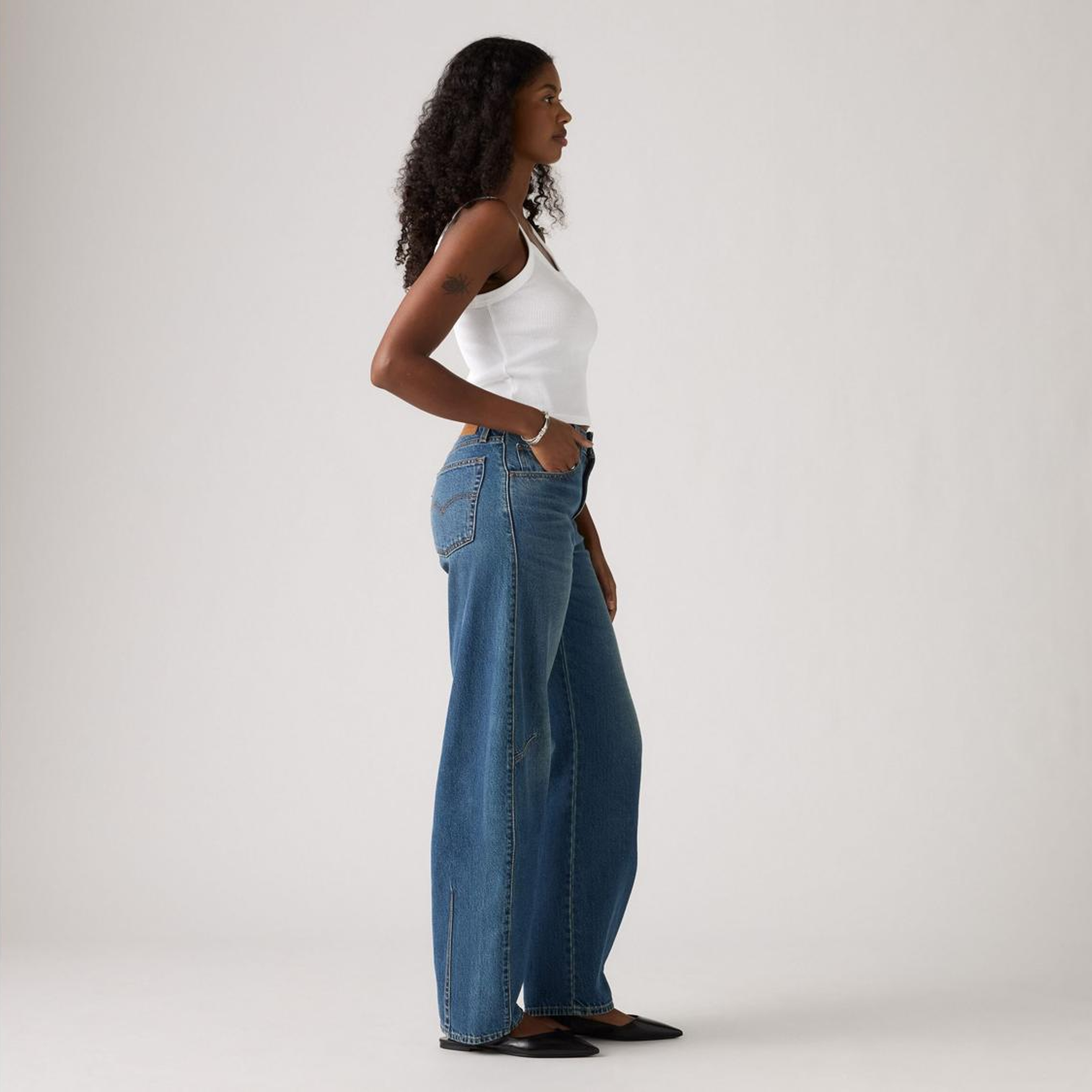 Baggy Dad Barrel Kadın Jean Pantolon - Most Wanted