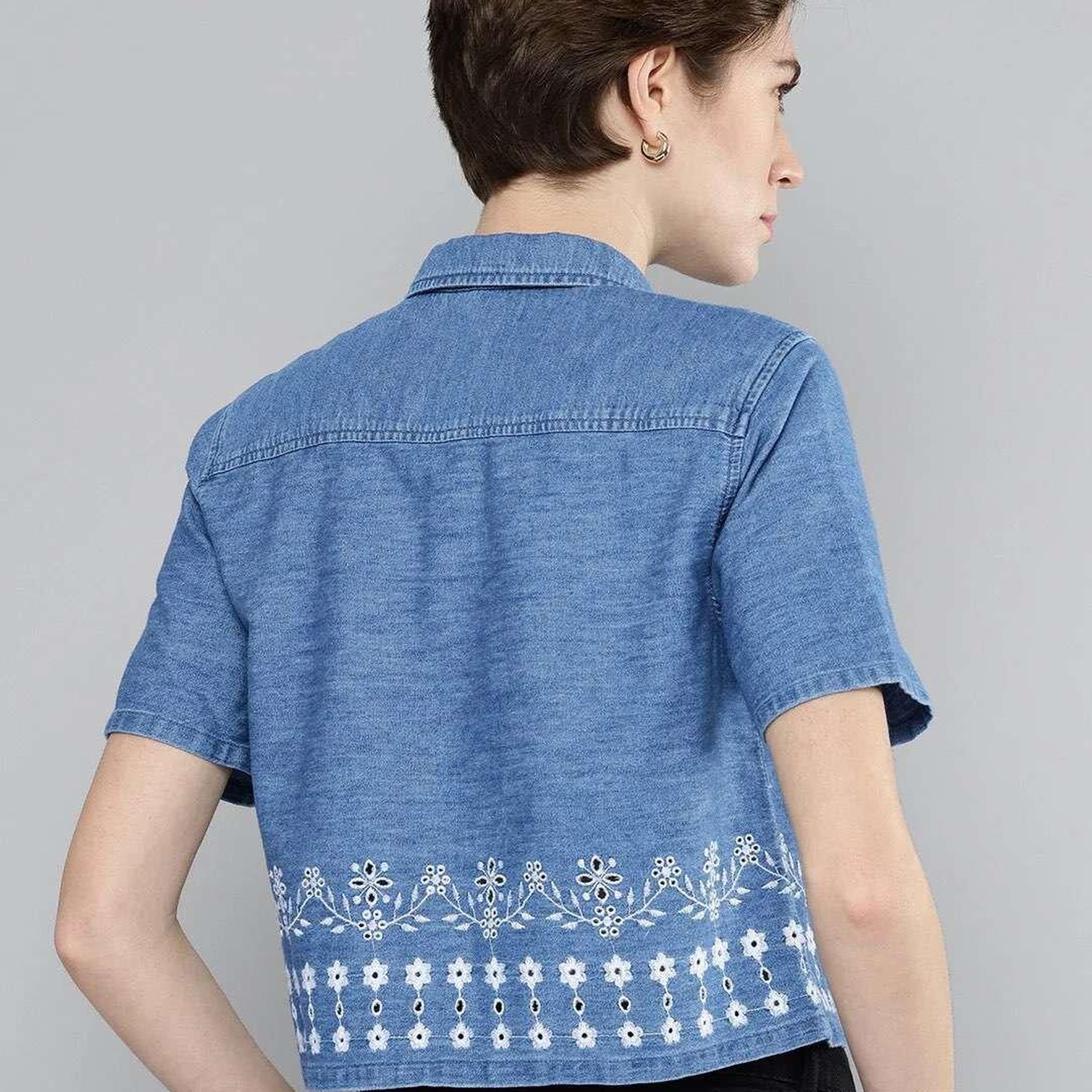Schiffli Regular Fit Gömlek
