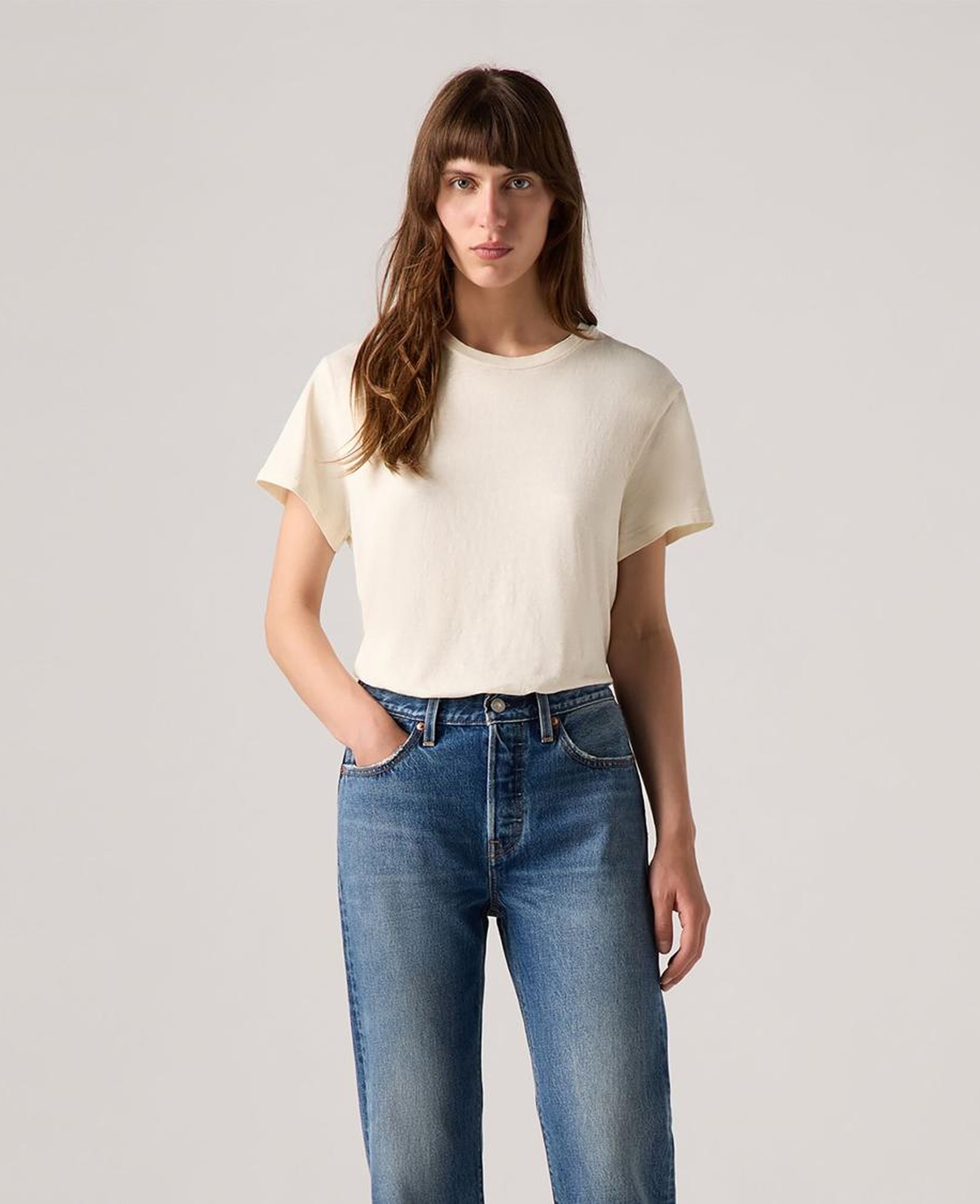 501® Crop Selvedge Kadın Jean Pantolon - After Four Selvedge