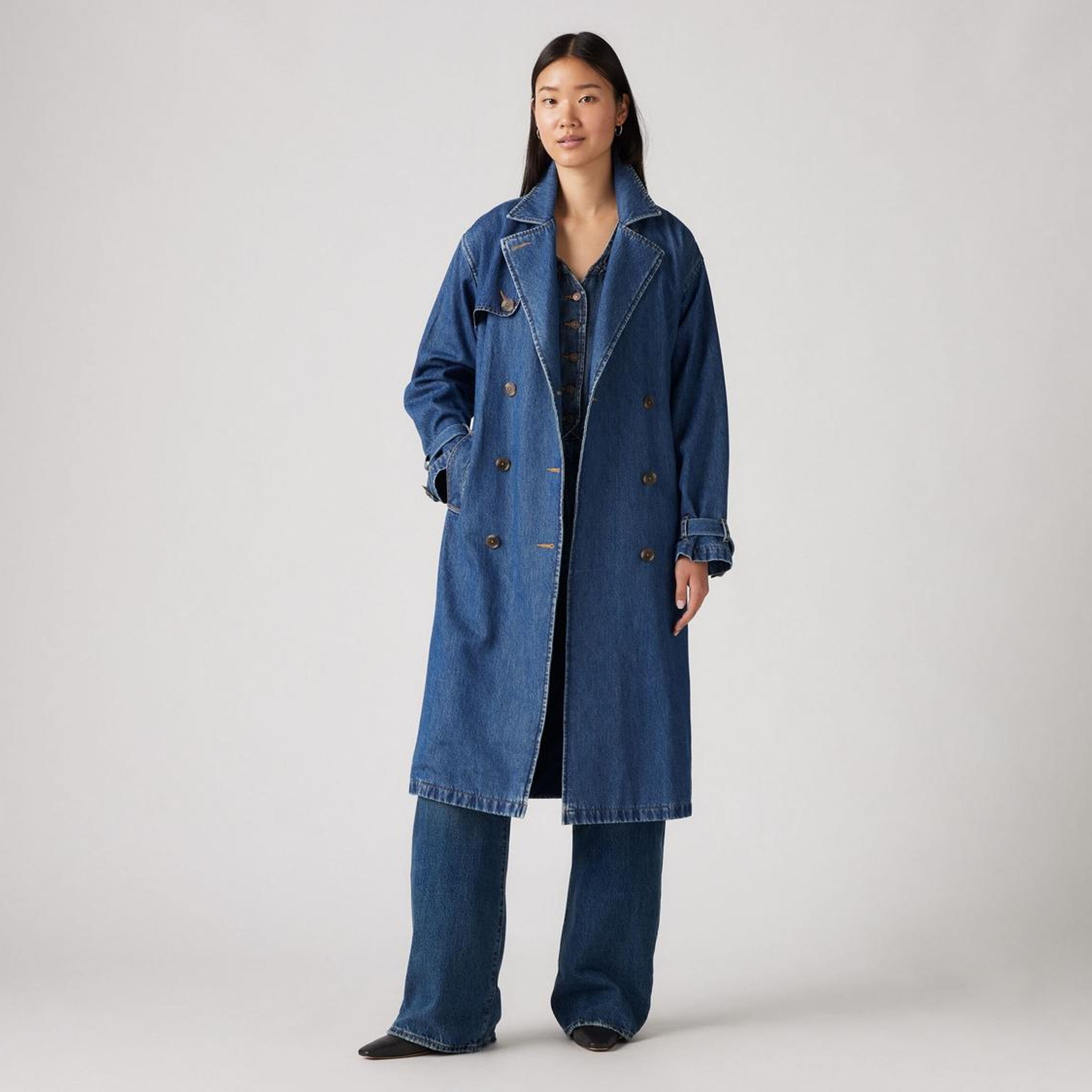 Spade Denim Trençkot
