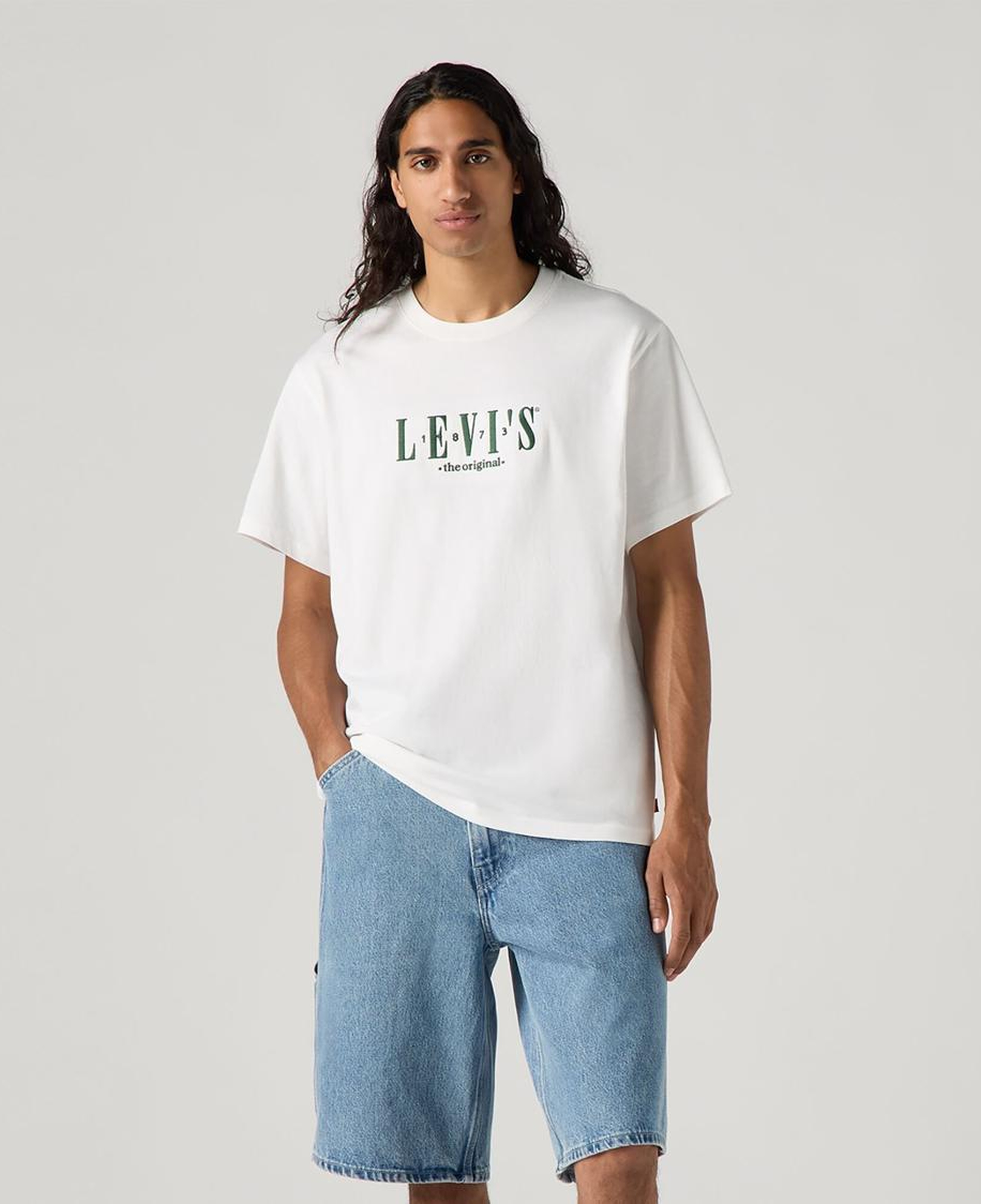 Baskılı Oversize Beyaz Tişört