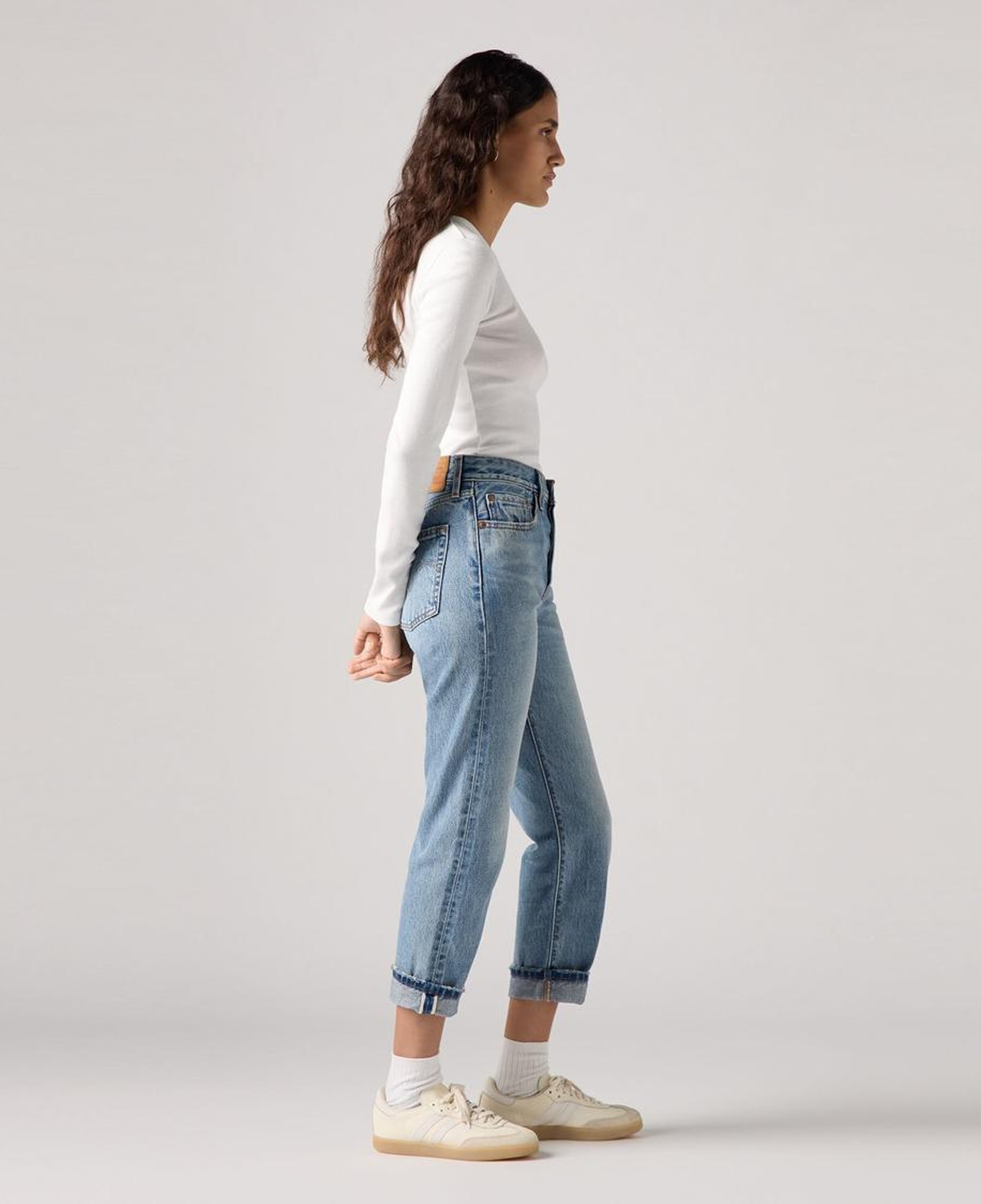 501® Crop Kadın Jean Pantolon - Blazer Selvedge
