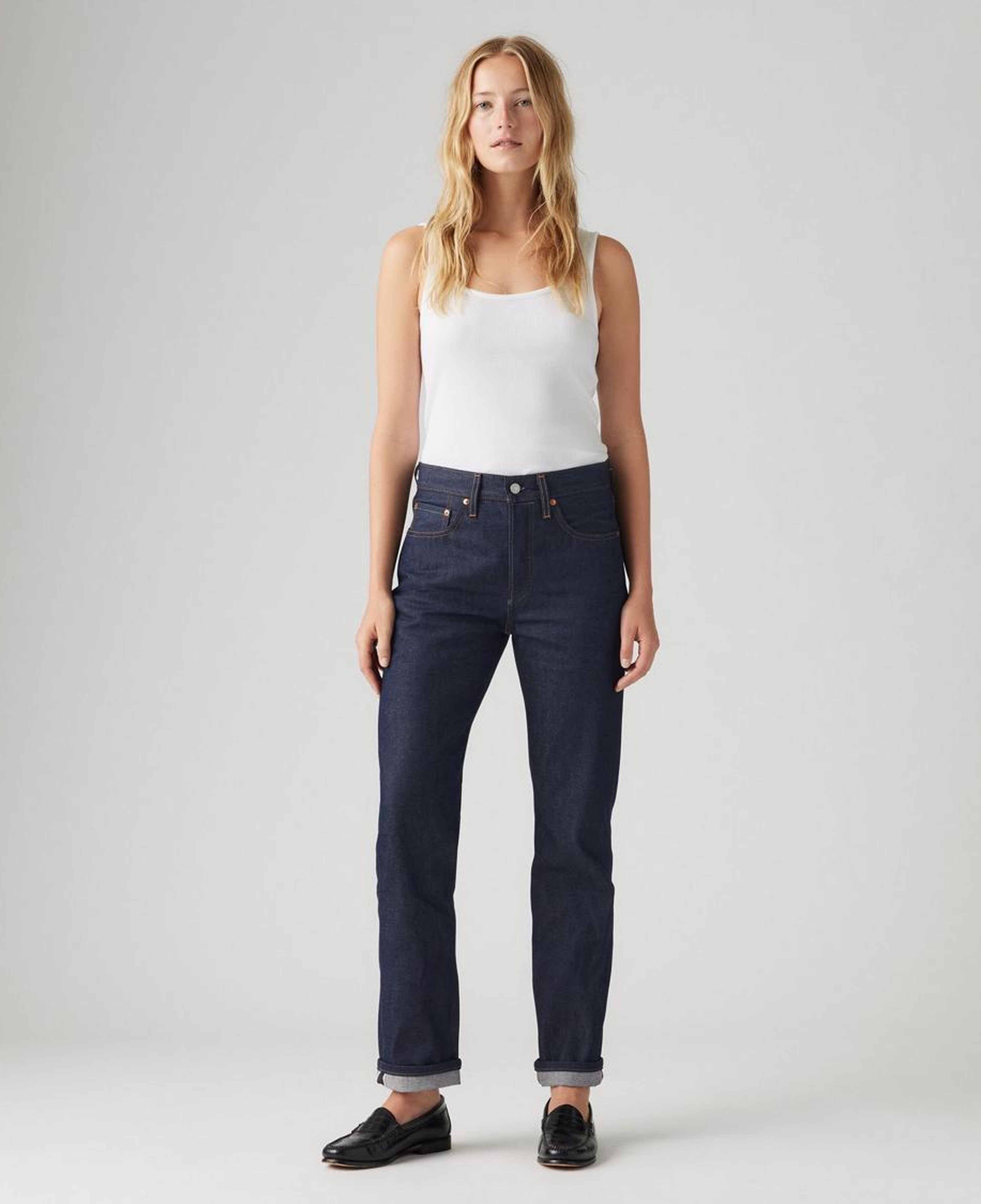 501® Original Selvedge Kadın Jean Pantolon - Lined Up Selvedge