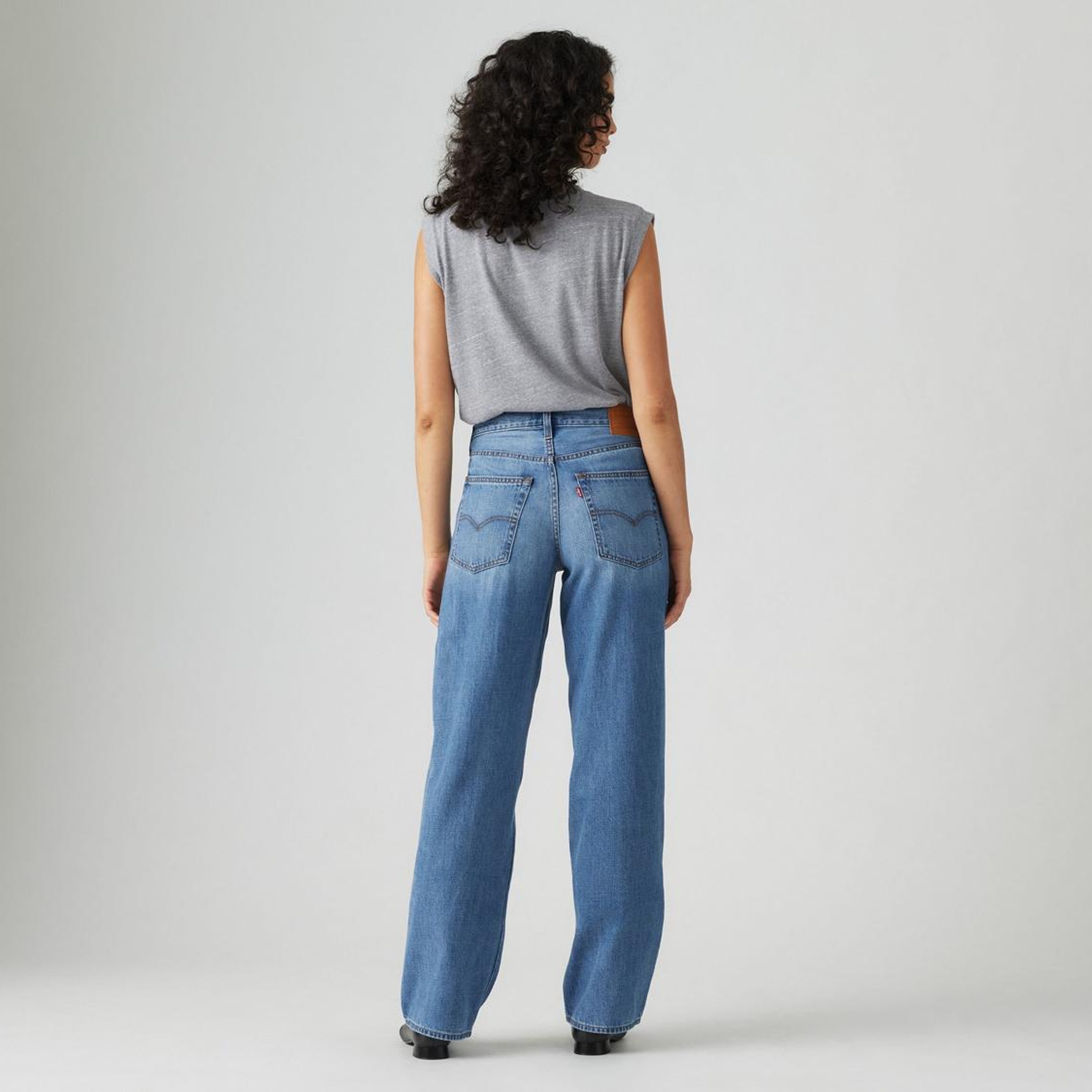 Baggy Dad Kadın Jean Pantolon - Heavy Check