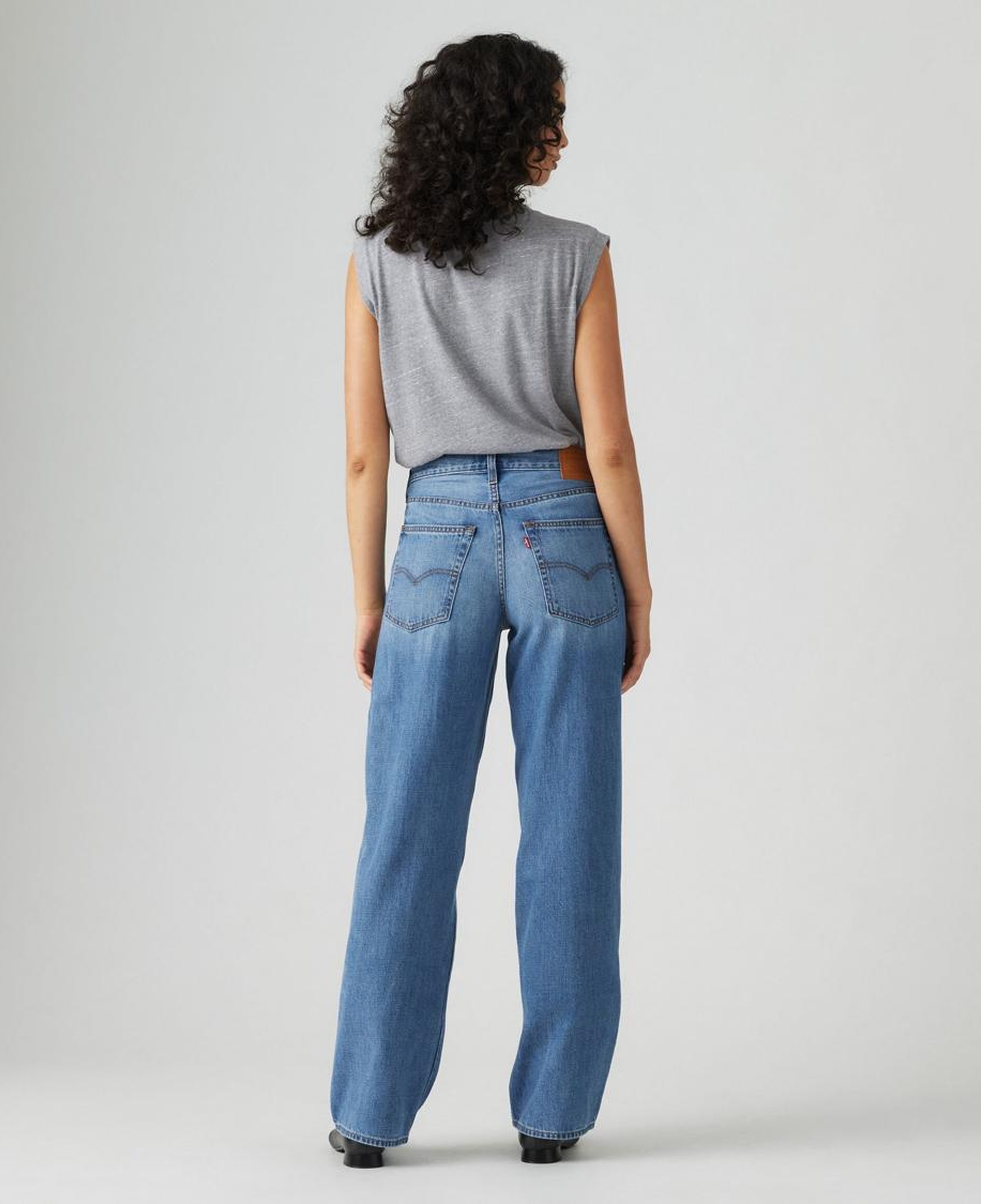 Baggy Dad Kadın Jean Pantolon - Heavy Check