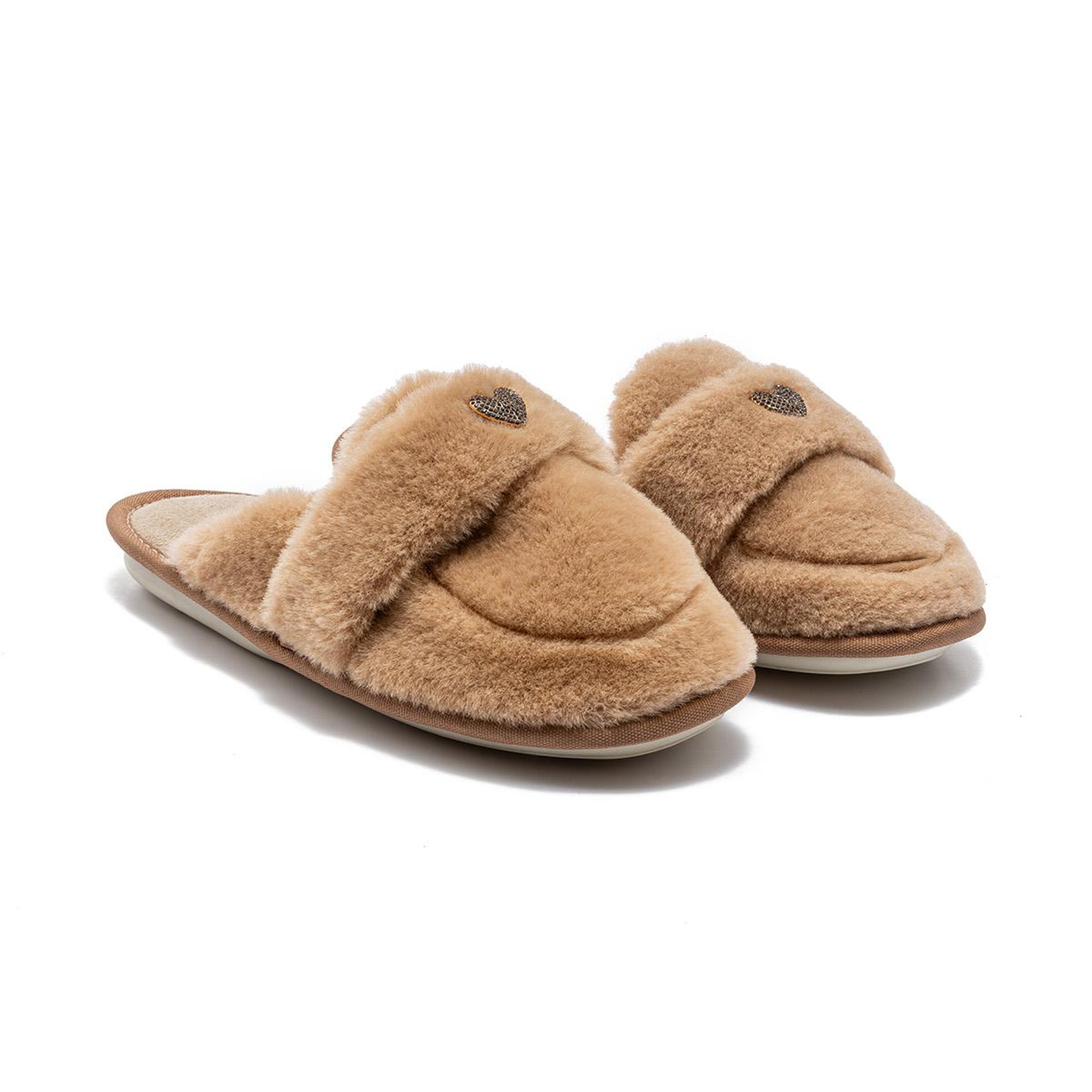 Mammy Peluş Kadın Ev Terliği Bej 37/41