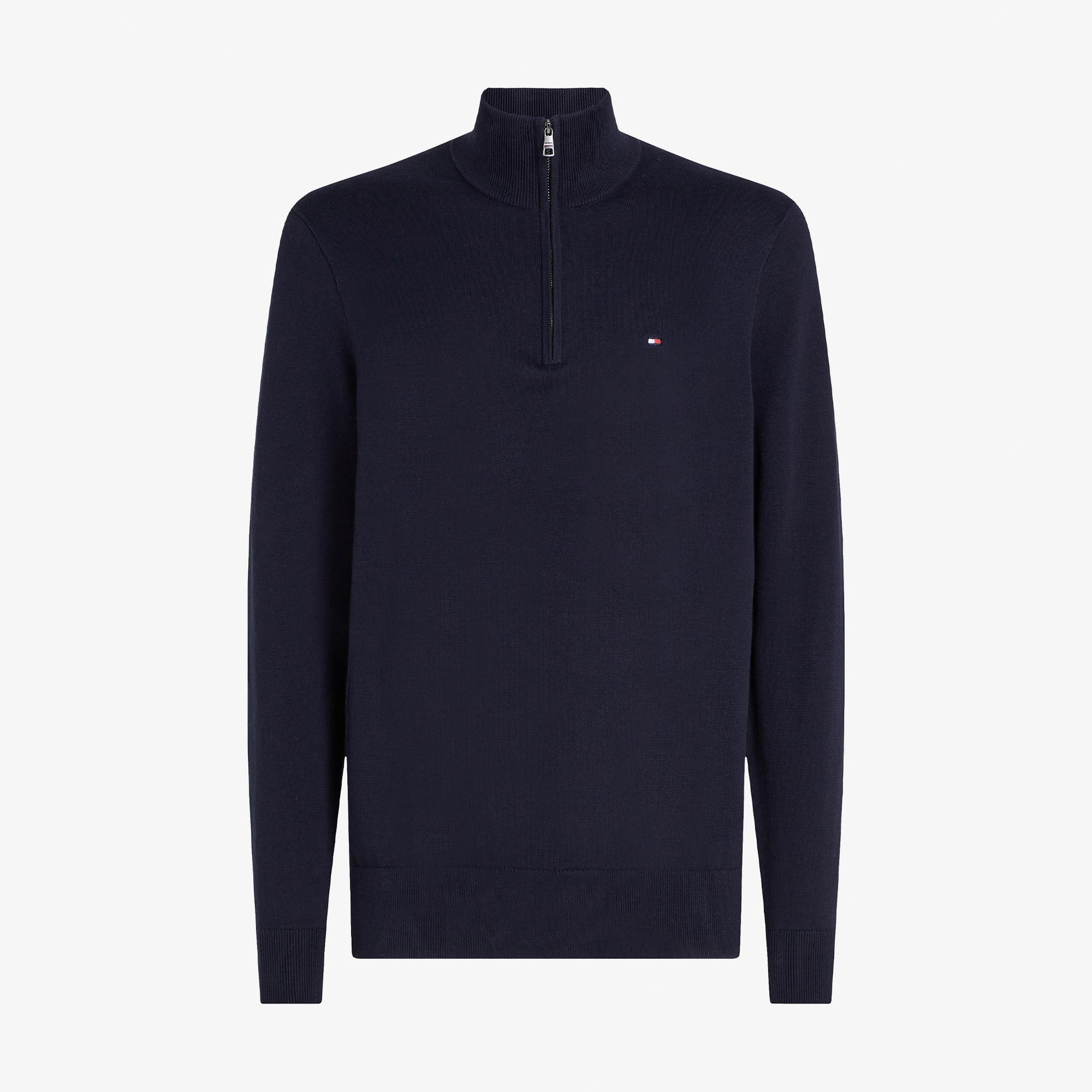 Tommy Hilfiger Erkek Triko Lacivert Kazak