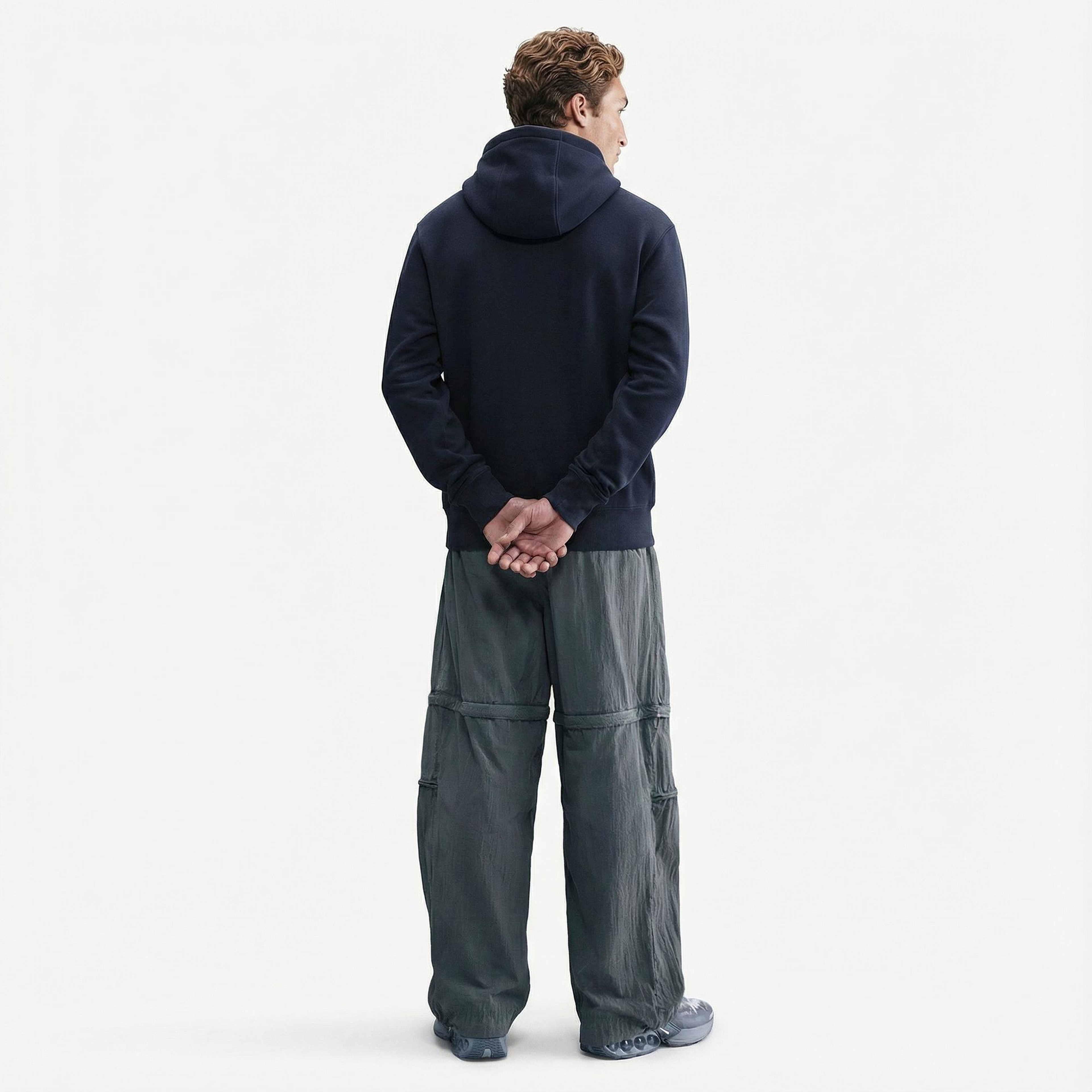 Nike Sportswear Club Neo Varsity Erkek Lacivert Kapüşonlu Hoodie