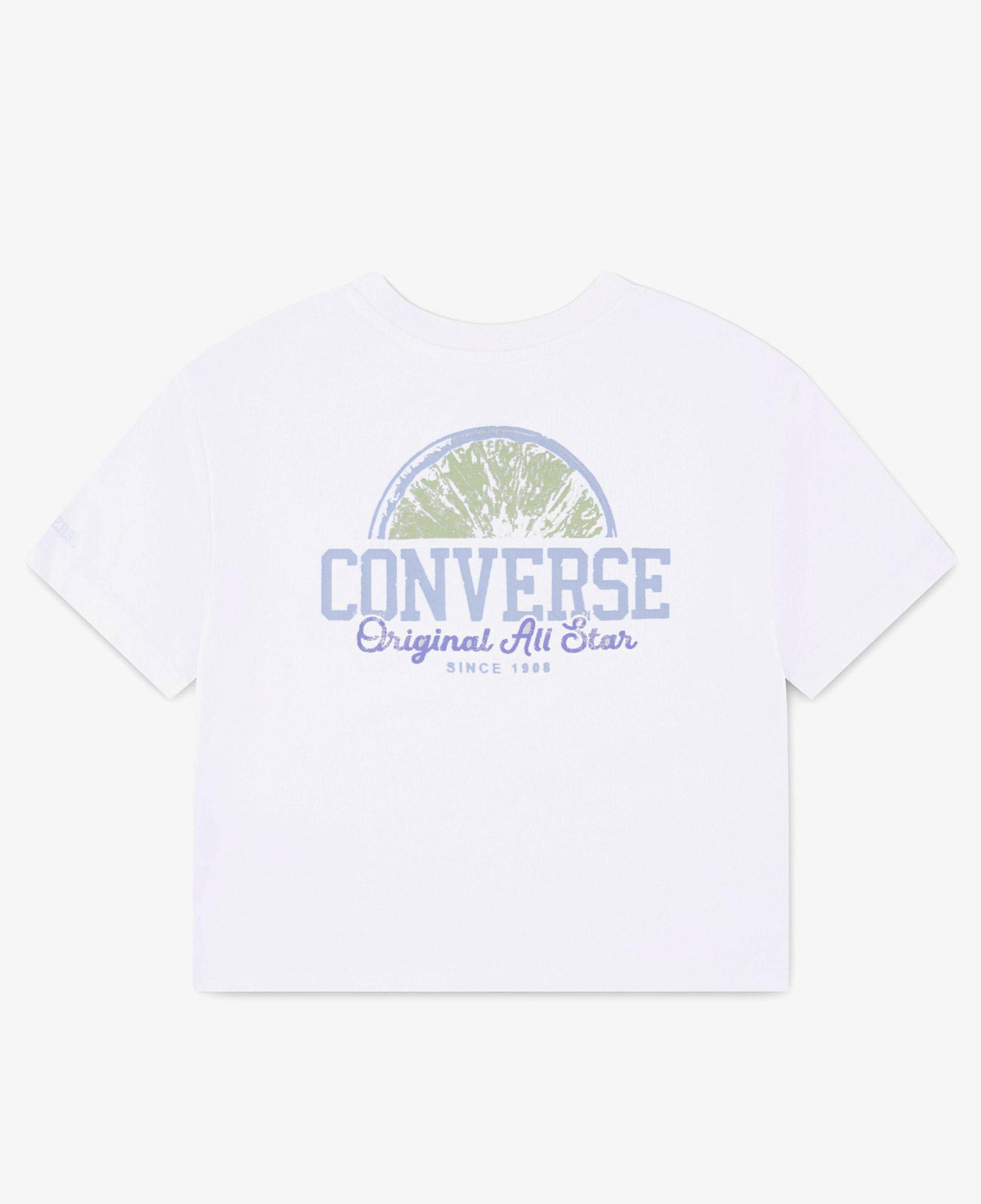 Converse Boxy Çocuk Beyaz T-Shirt