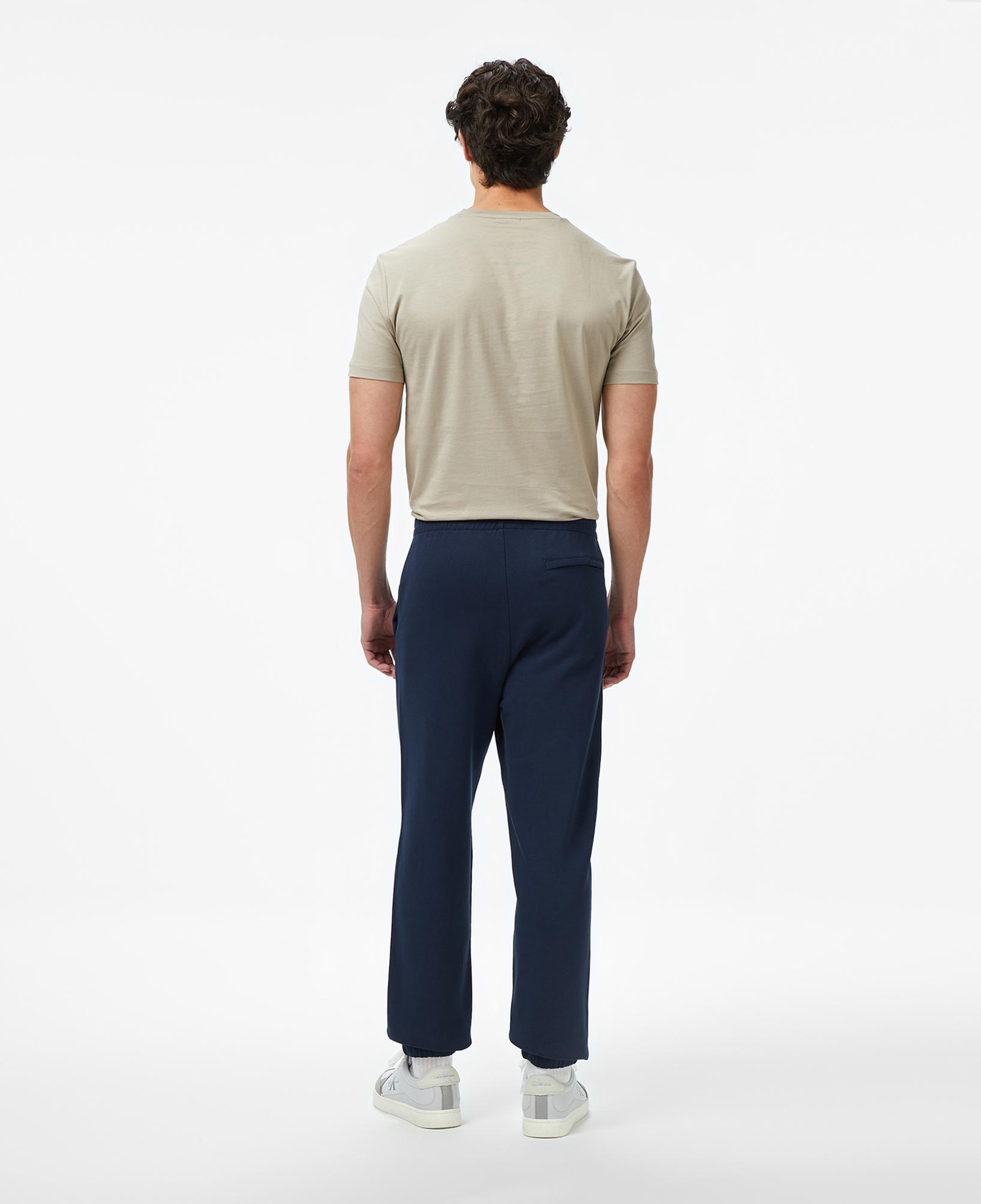 Calvin Klein Terry Monogram Jogger Erkek Lacivert Eşofman Altı
