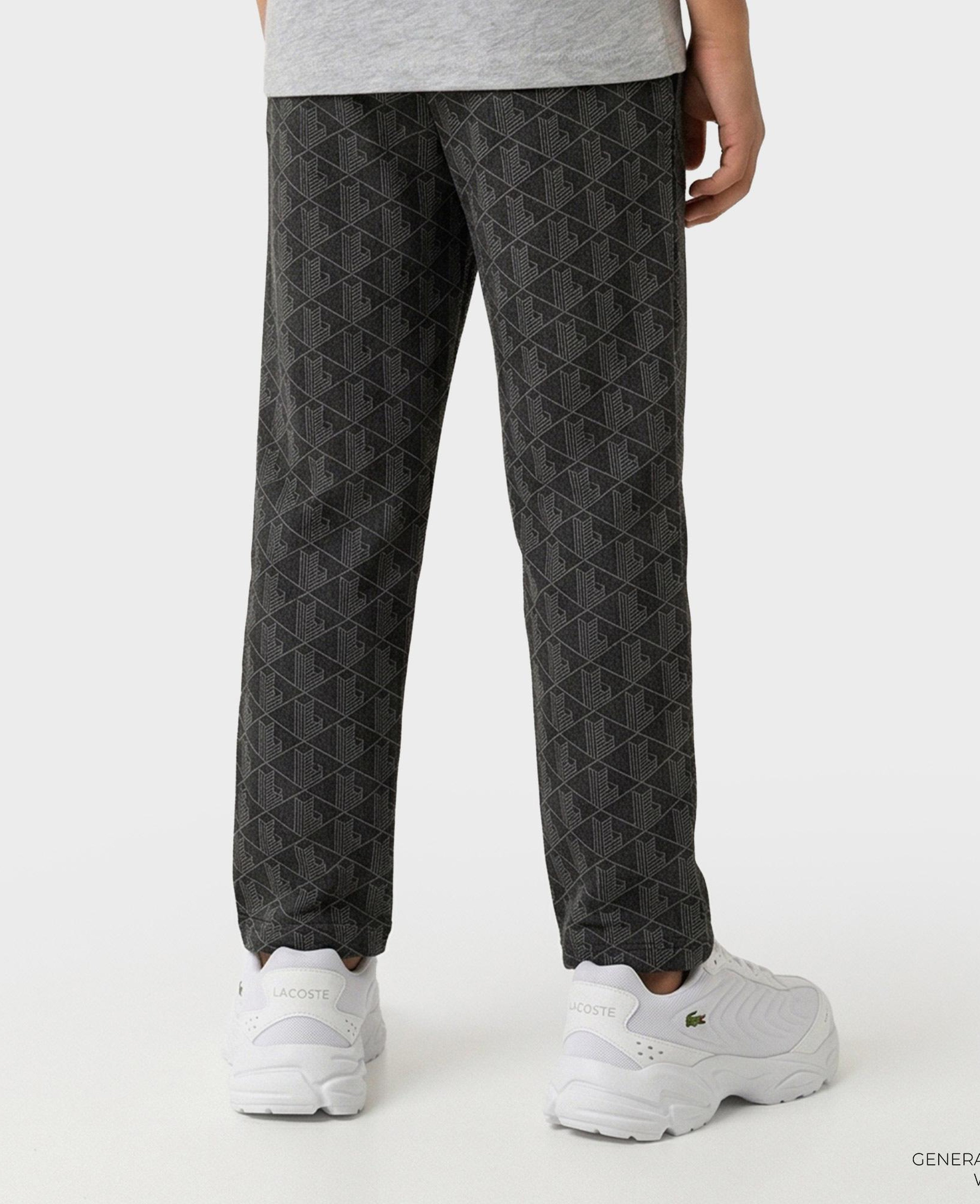 Lacoste Çocuk Monogram Siyah Eşofman Altı