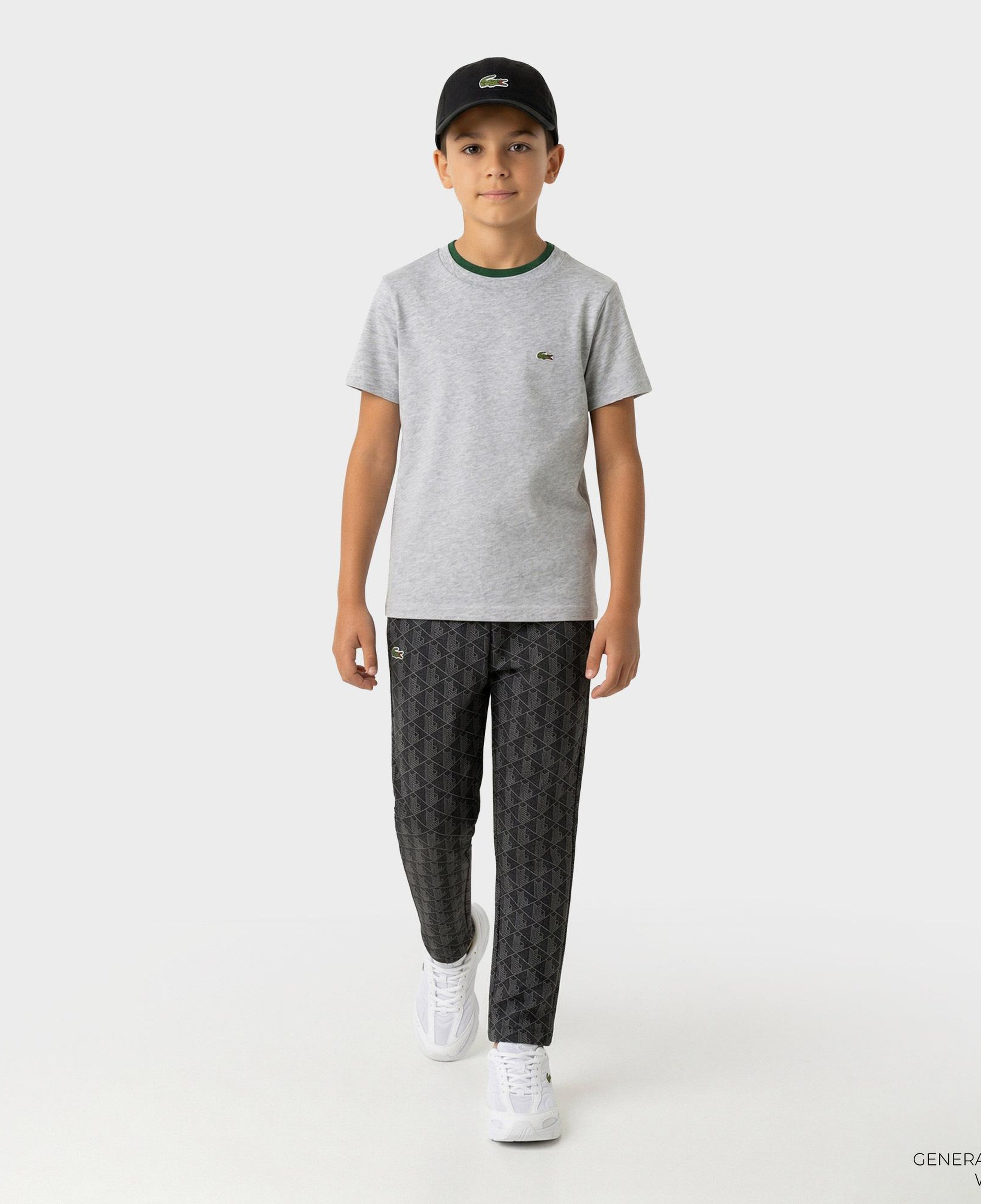 Lacoste Çocuk Monogram Siyah Eşofman Altı