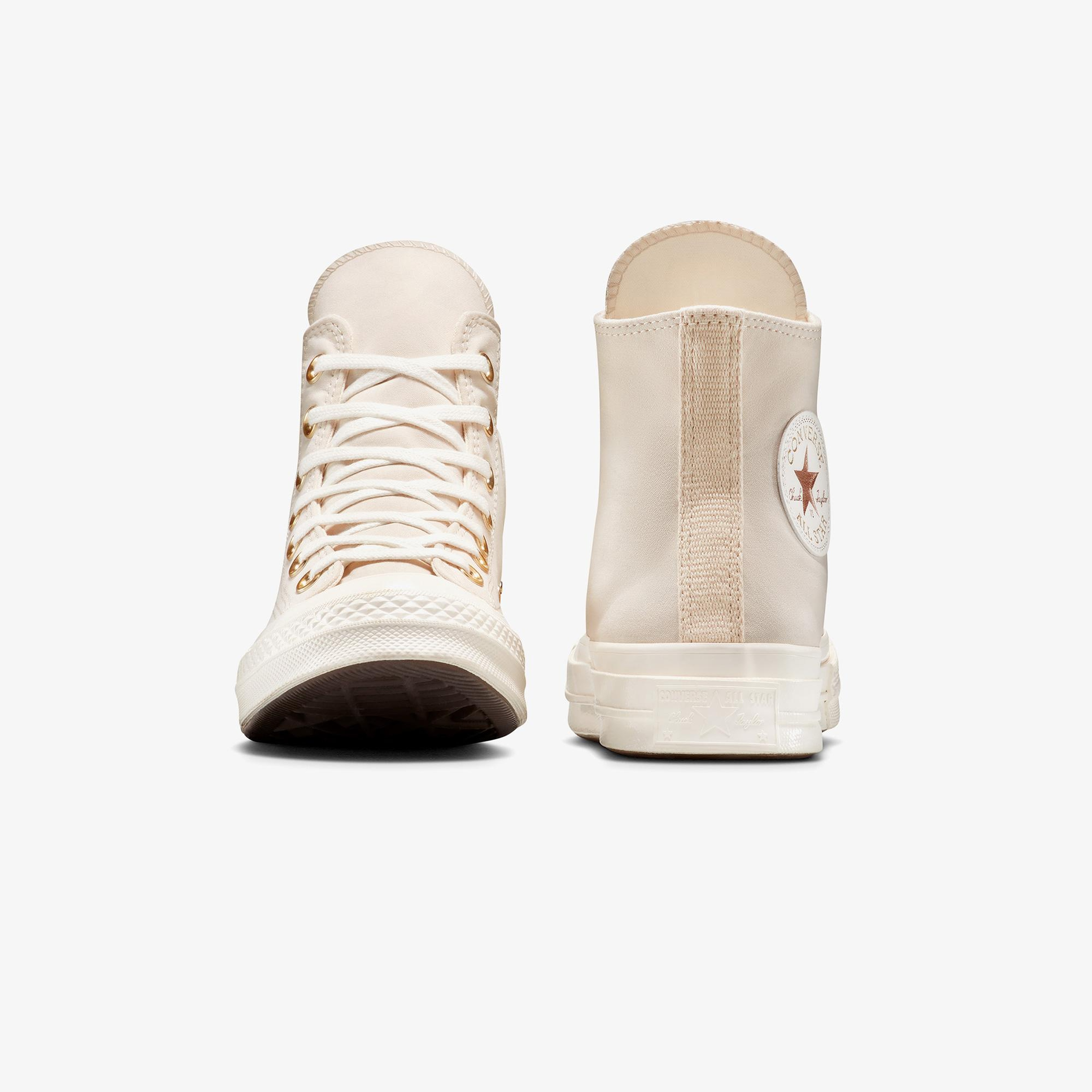 Converse Chuck 70 Metallic Patch Unisex Krem Sneaker
