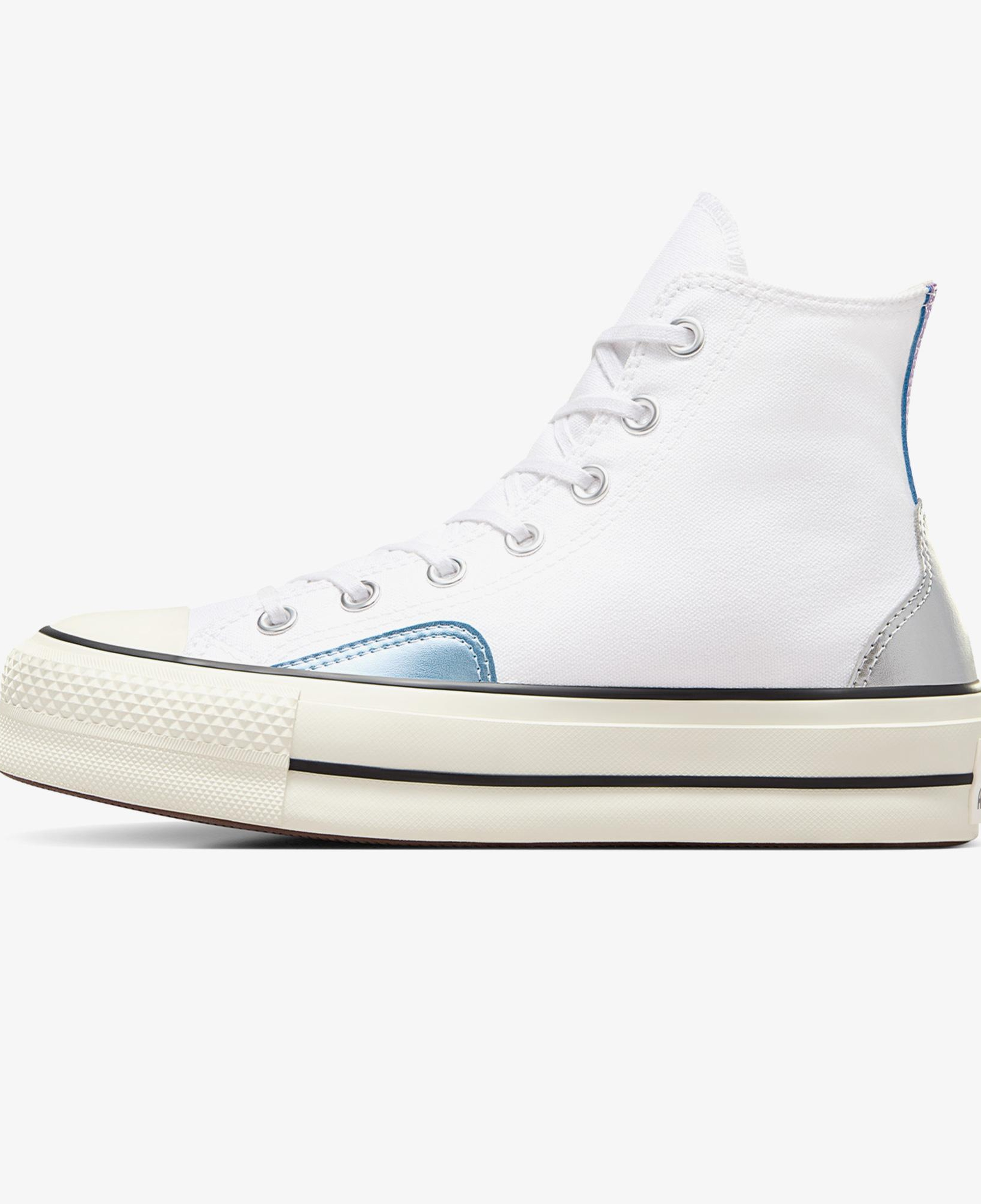 Converse All Star Lift Platform Y2K Chrome Kadın Beyaz Sneaker