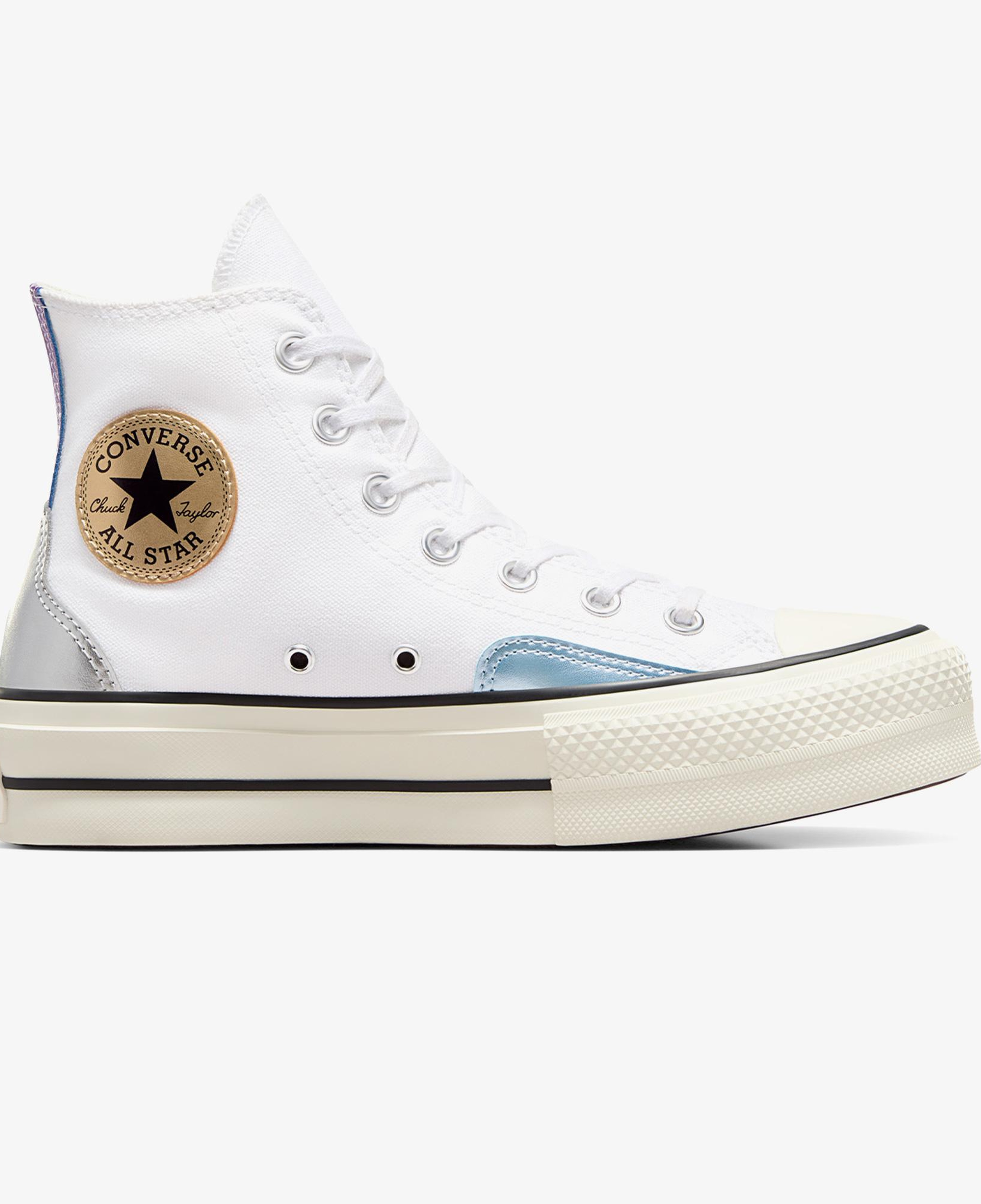 Converse All Star Lift Platform Y2K Chrome Kadın Beyaz Sneaker