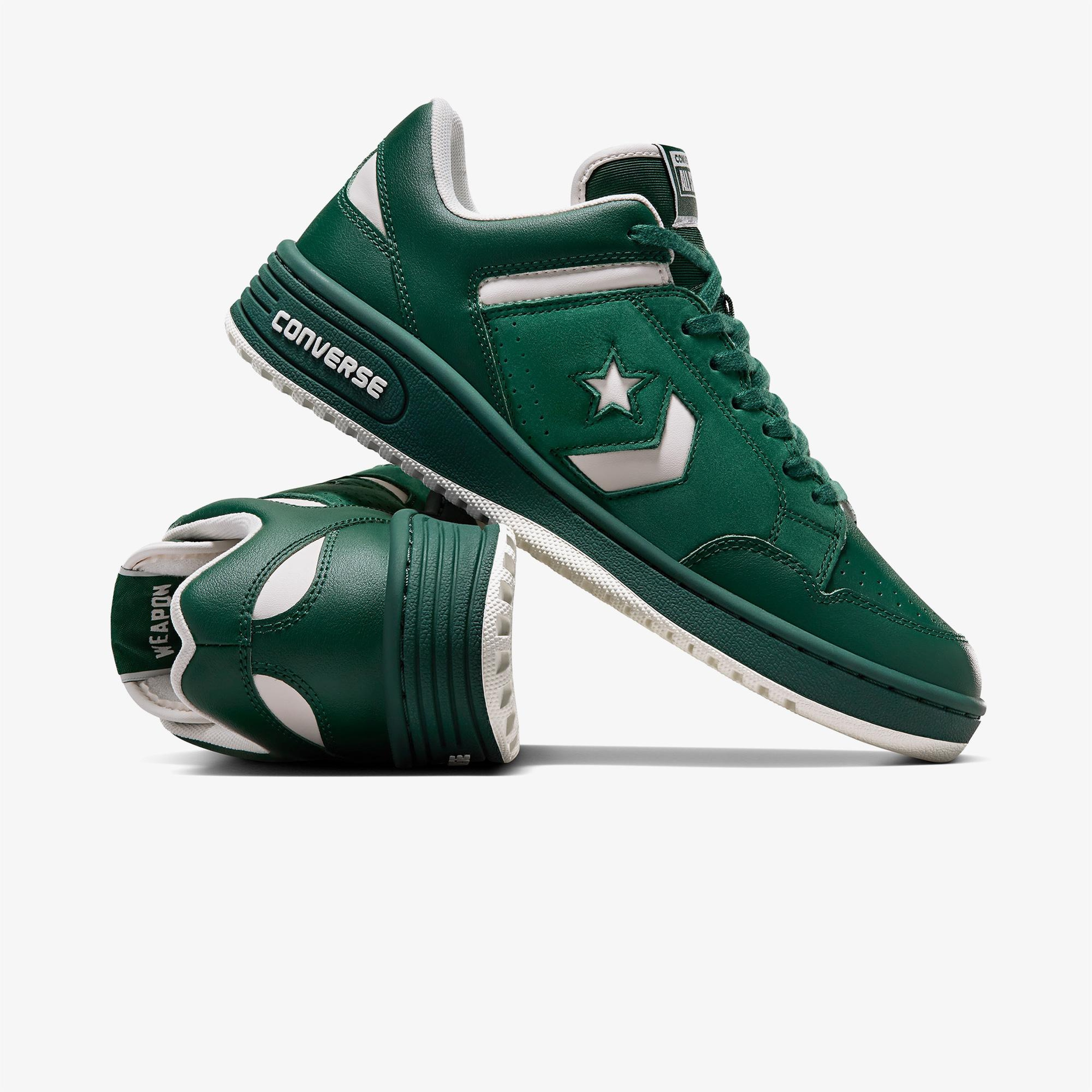 Converse Weapon Unisex Yeşil Deri Sneaker