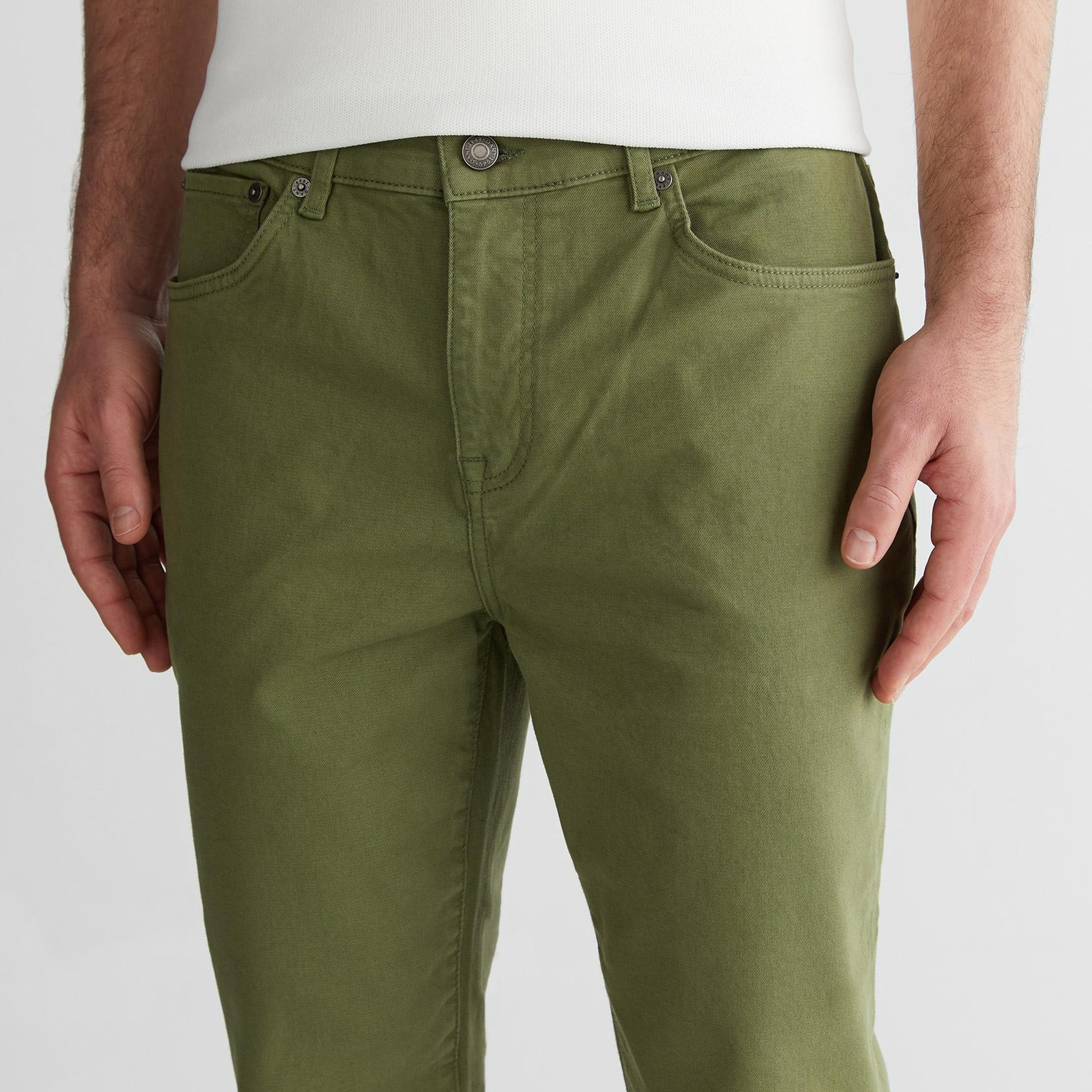 GANT Erkek Yeşil Slim Fit Jean