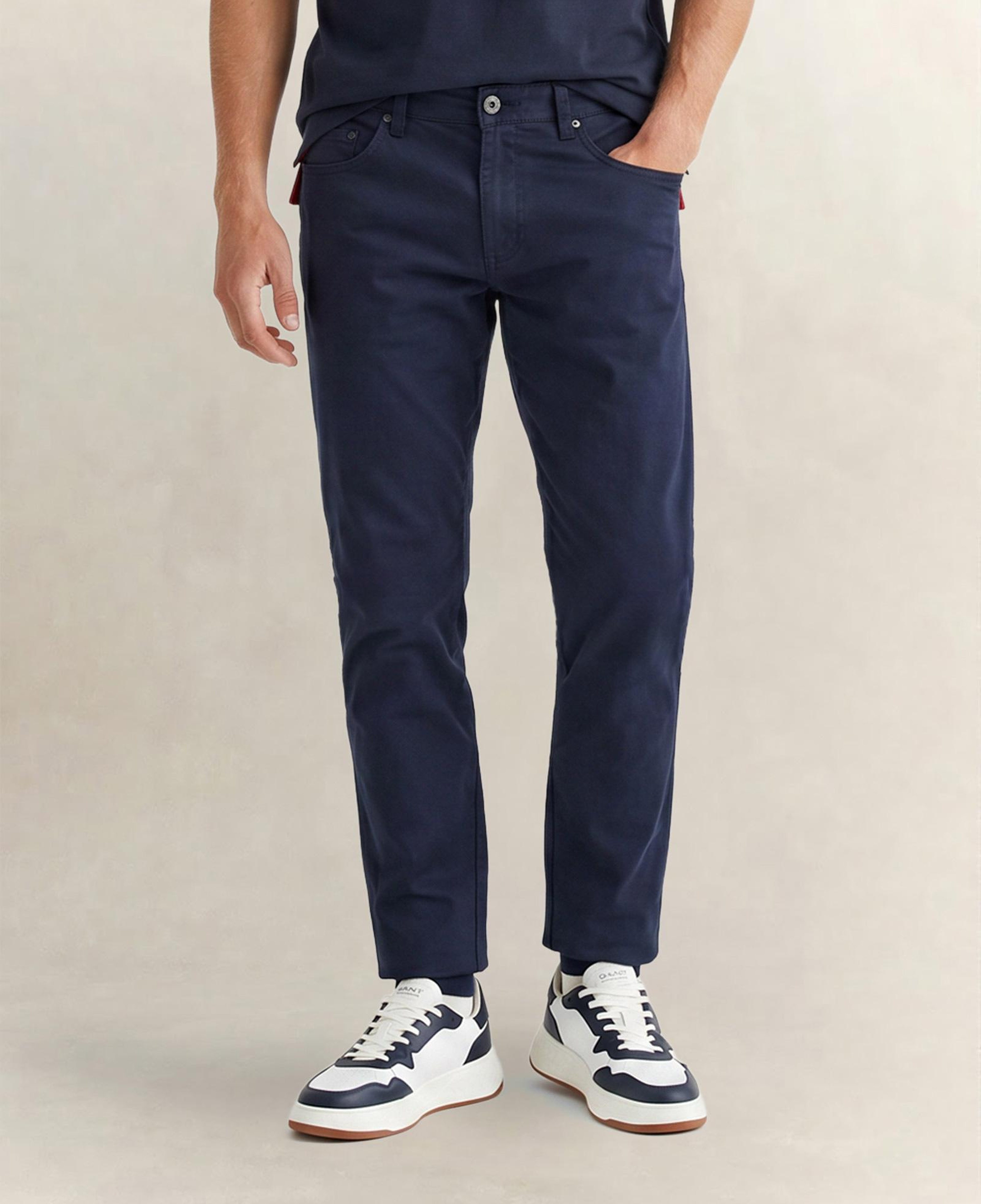 GANT Erkek Lacivert Slim Fit Pantolon