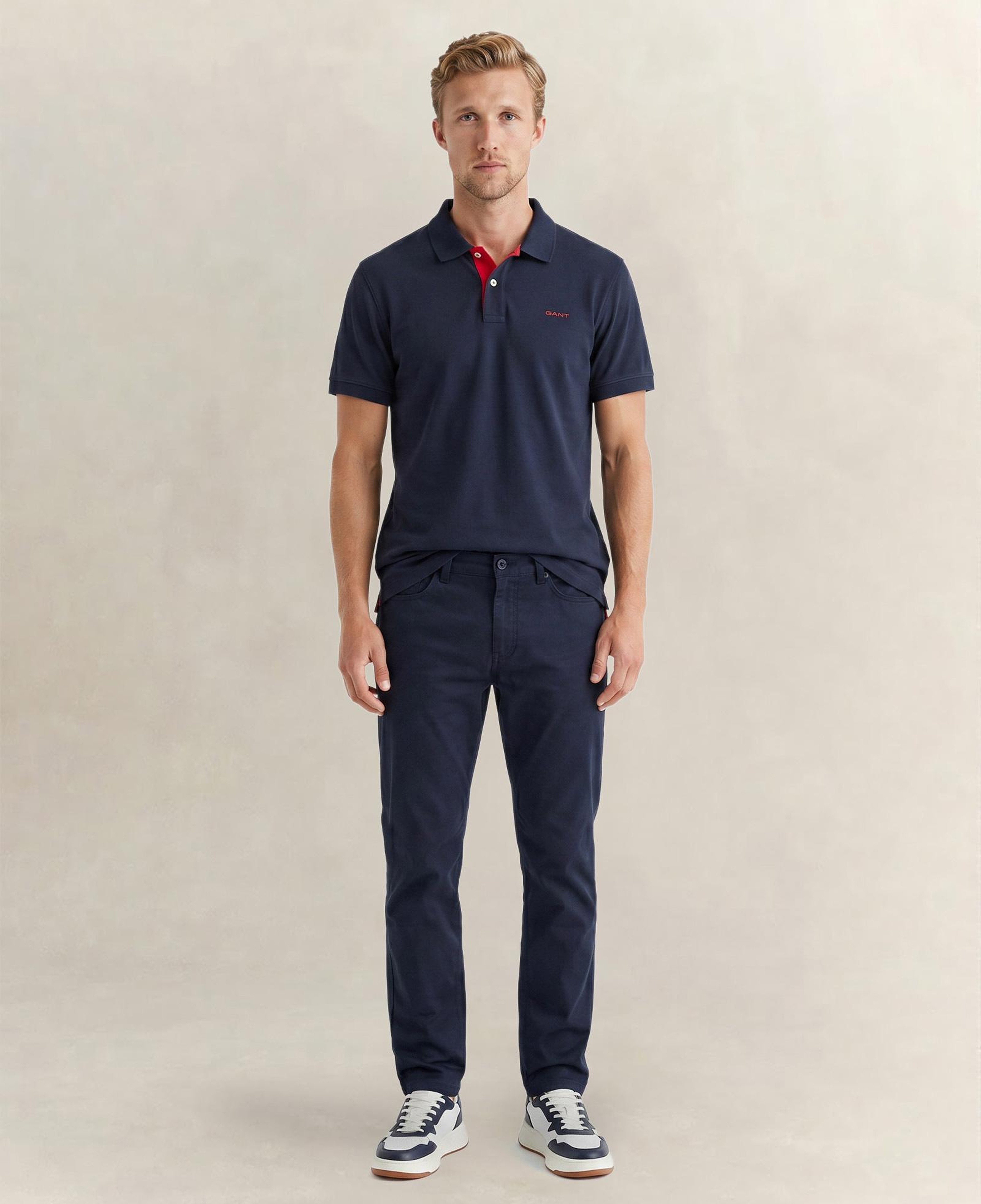 GANT Erkek Lacivert Slim Fit Pantolon