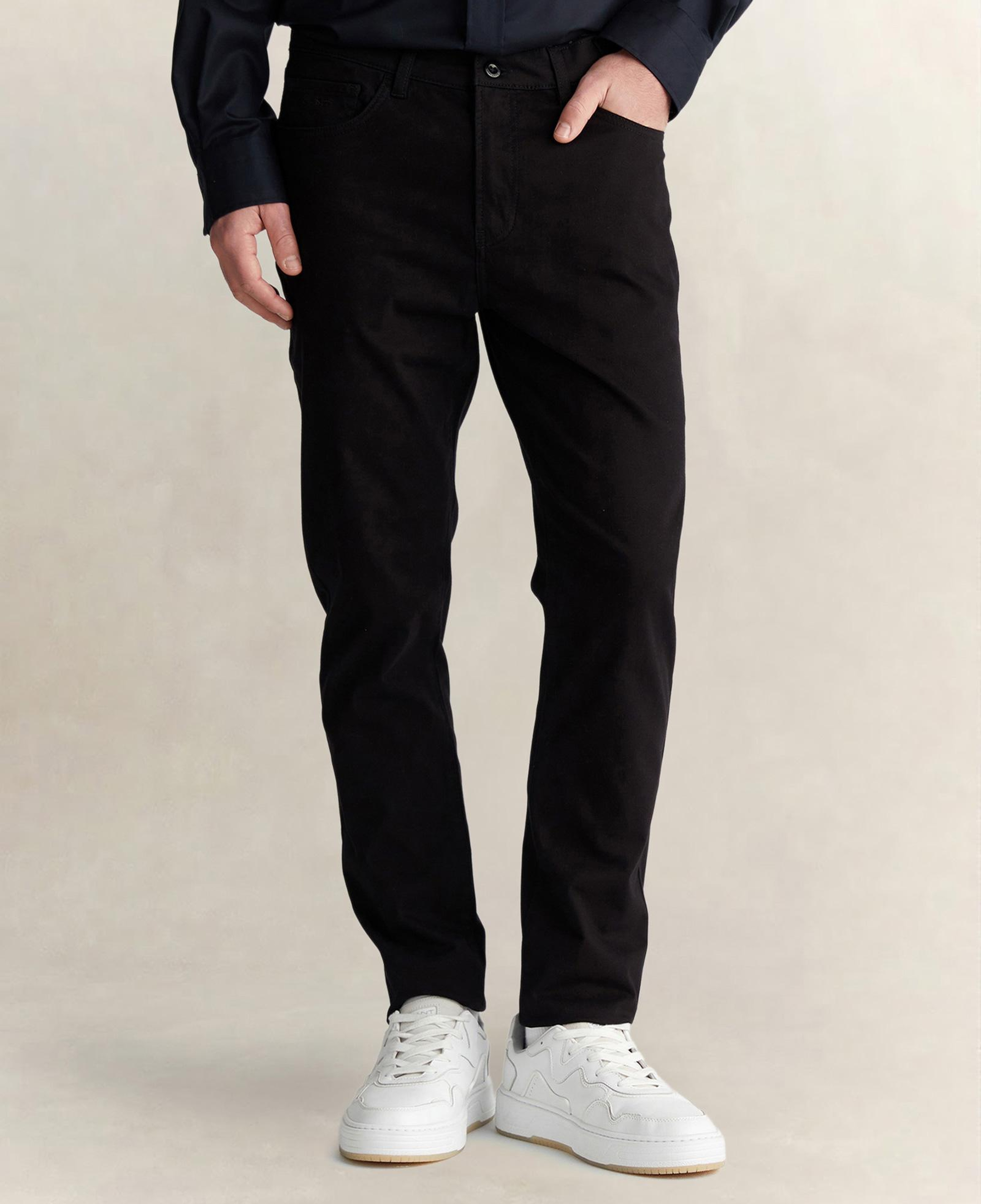 GANT Erkek Siyah Slim Fit Pantolon
