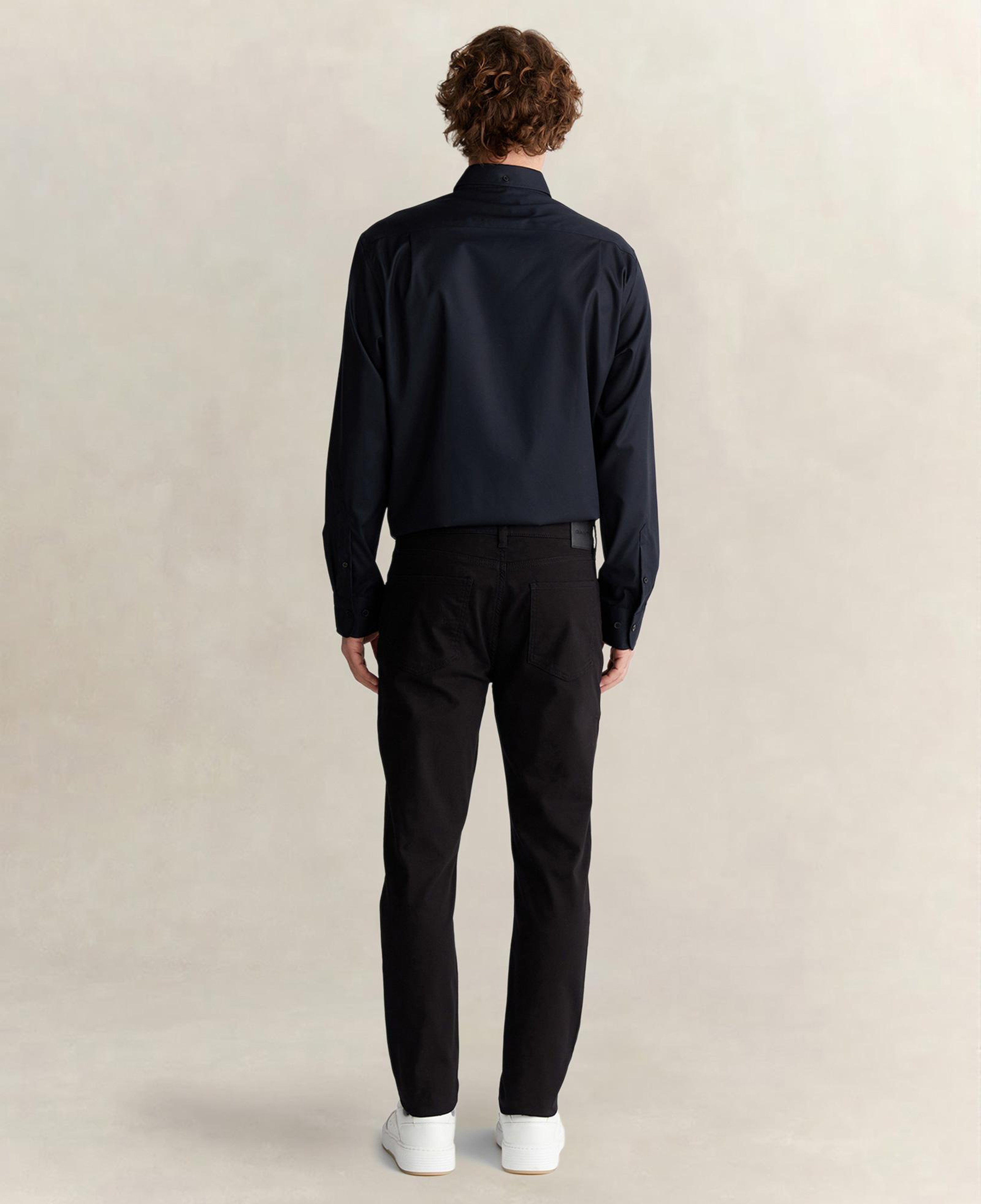 GANT Erkek Siyah Slim Fit Pantolon
