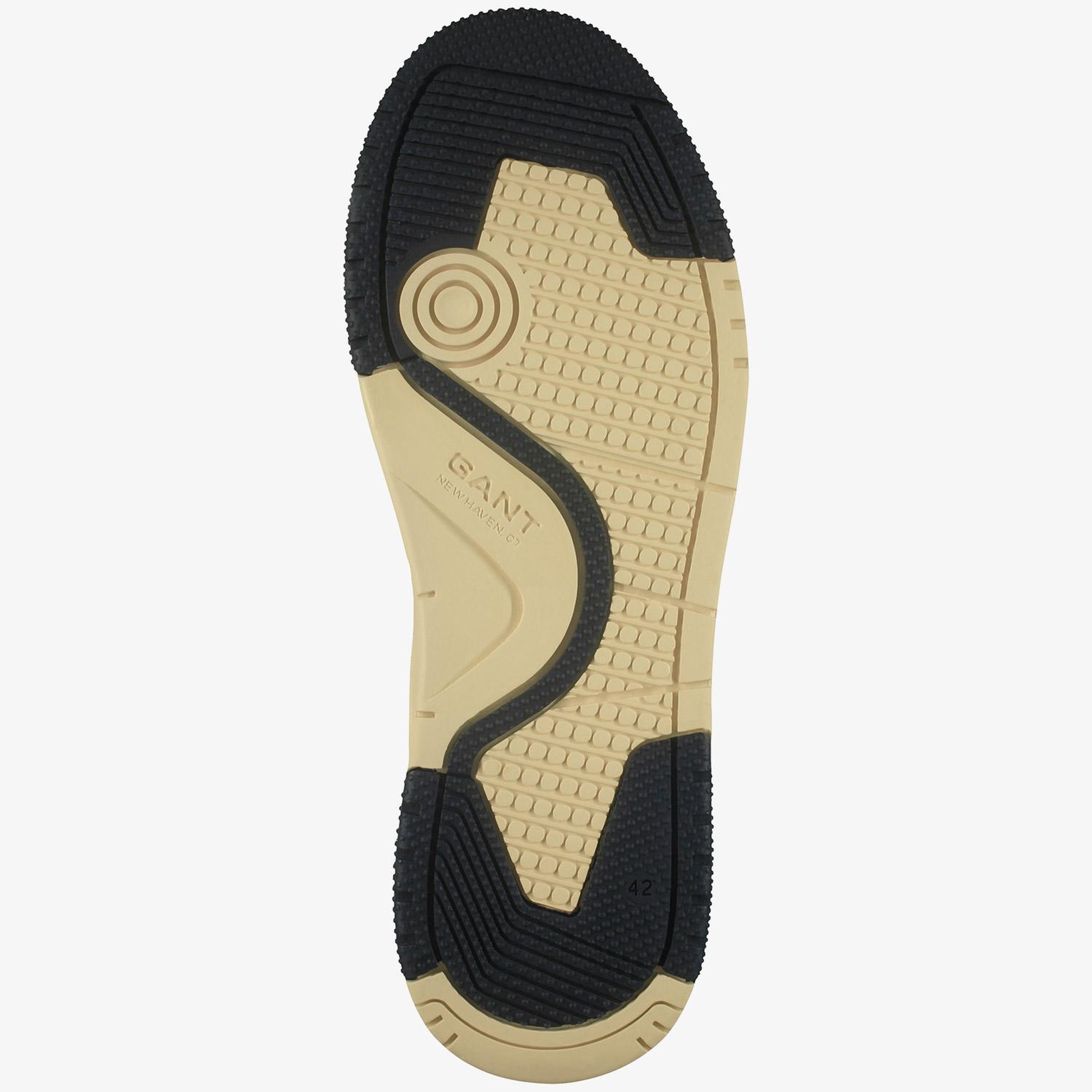 GANT Erkek Bej Deri Logolu Sneaker