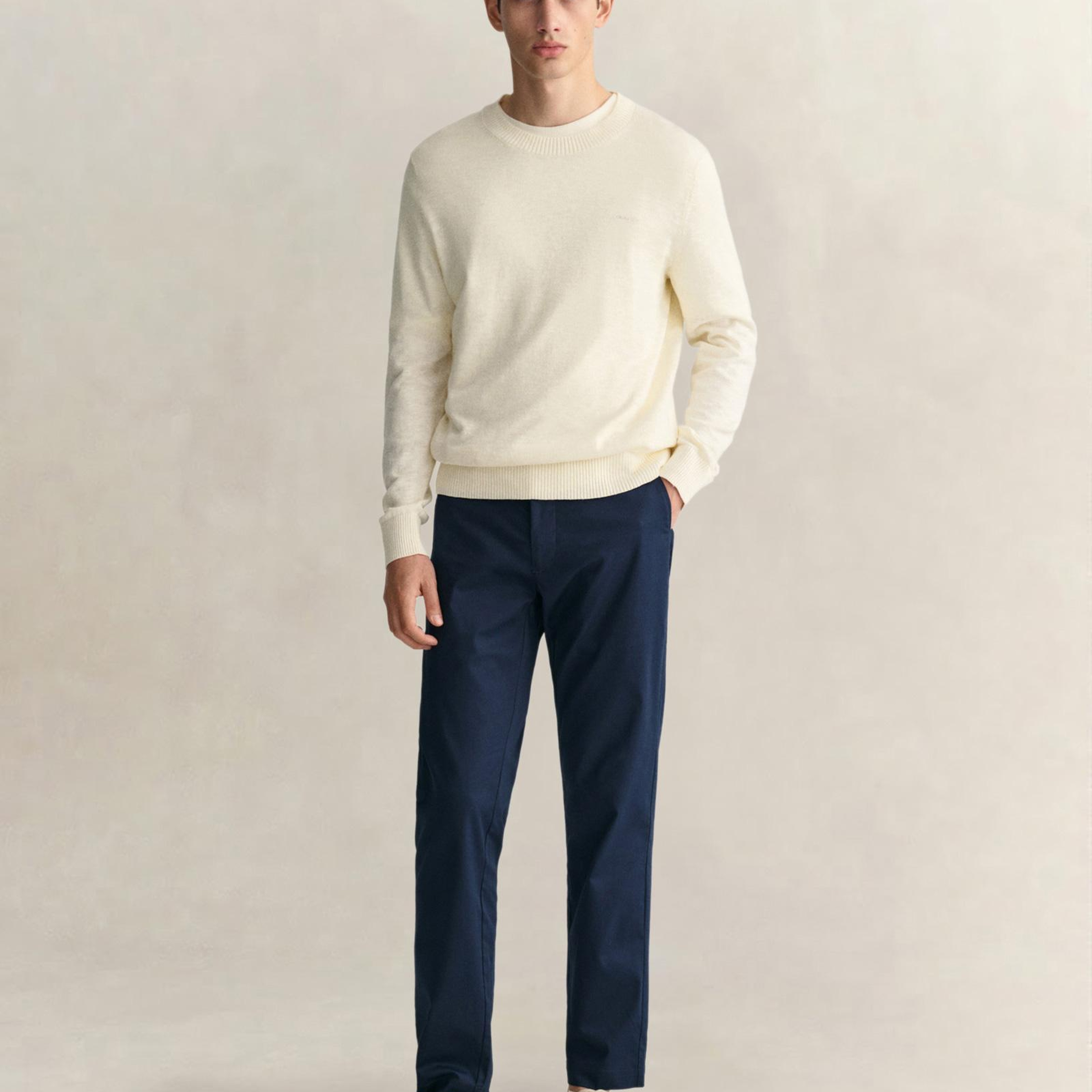 GANT Erkek Lacivert Slim Fit Pantolon
