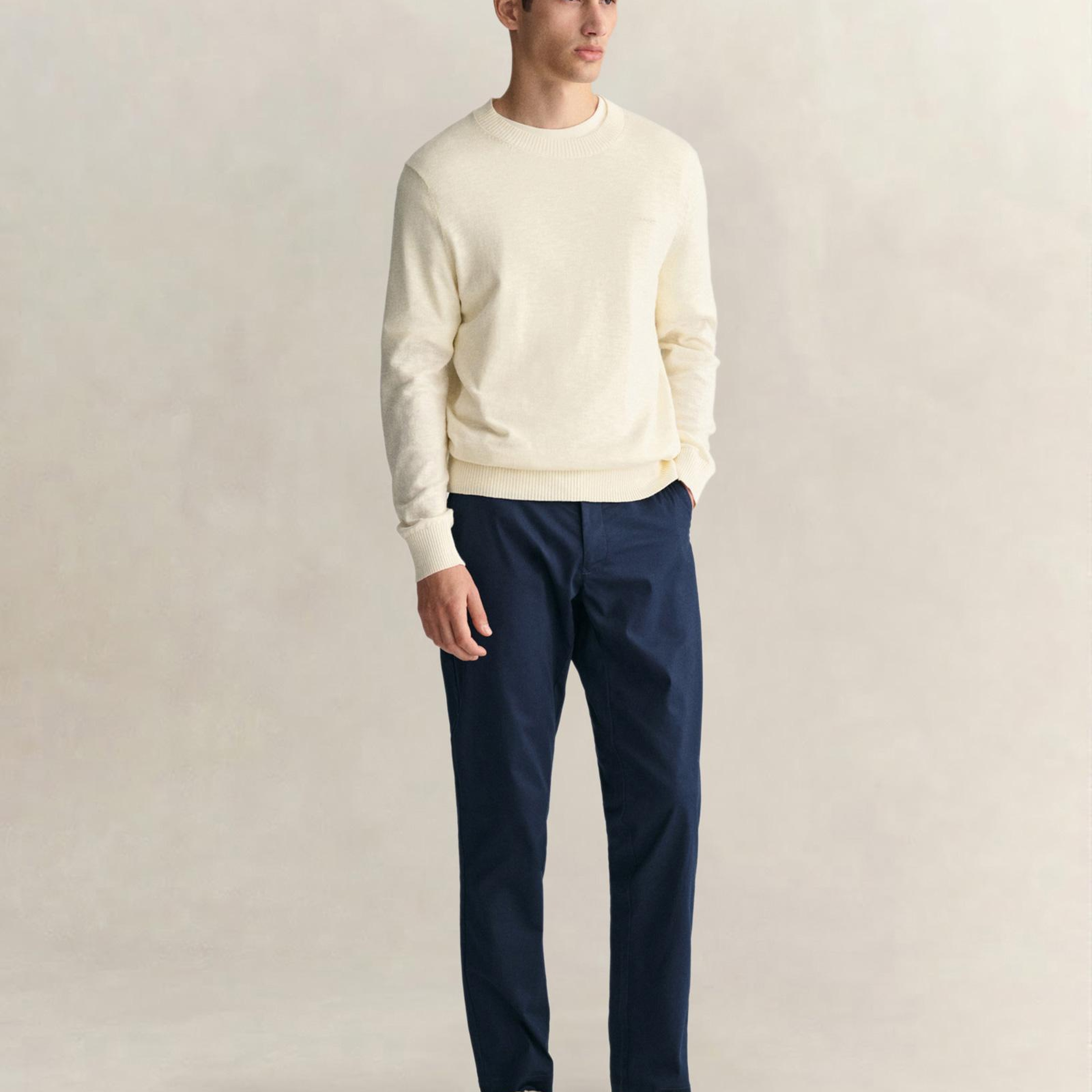 GANT Erkek Lacivert Slim Fit Pantolon