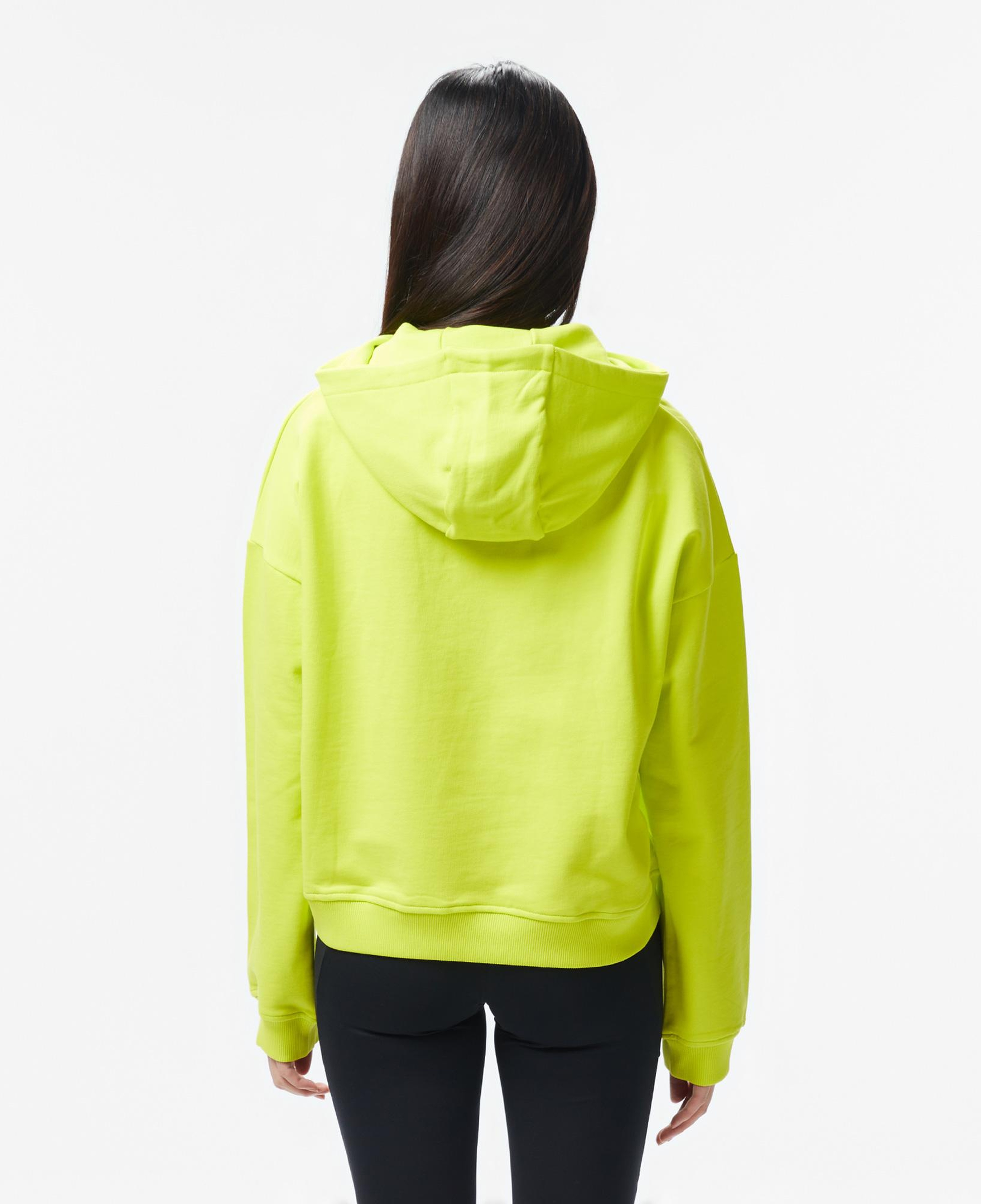 UNITED4 Side Zip Kadın Sarı Hoodie