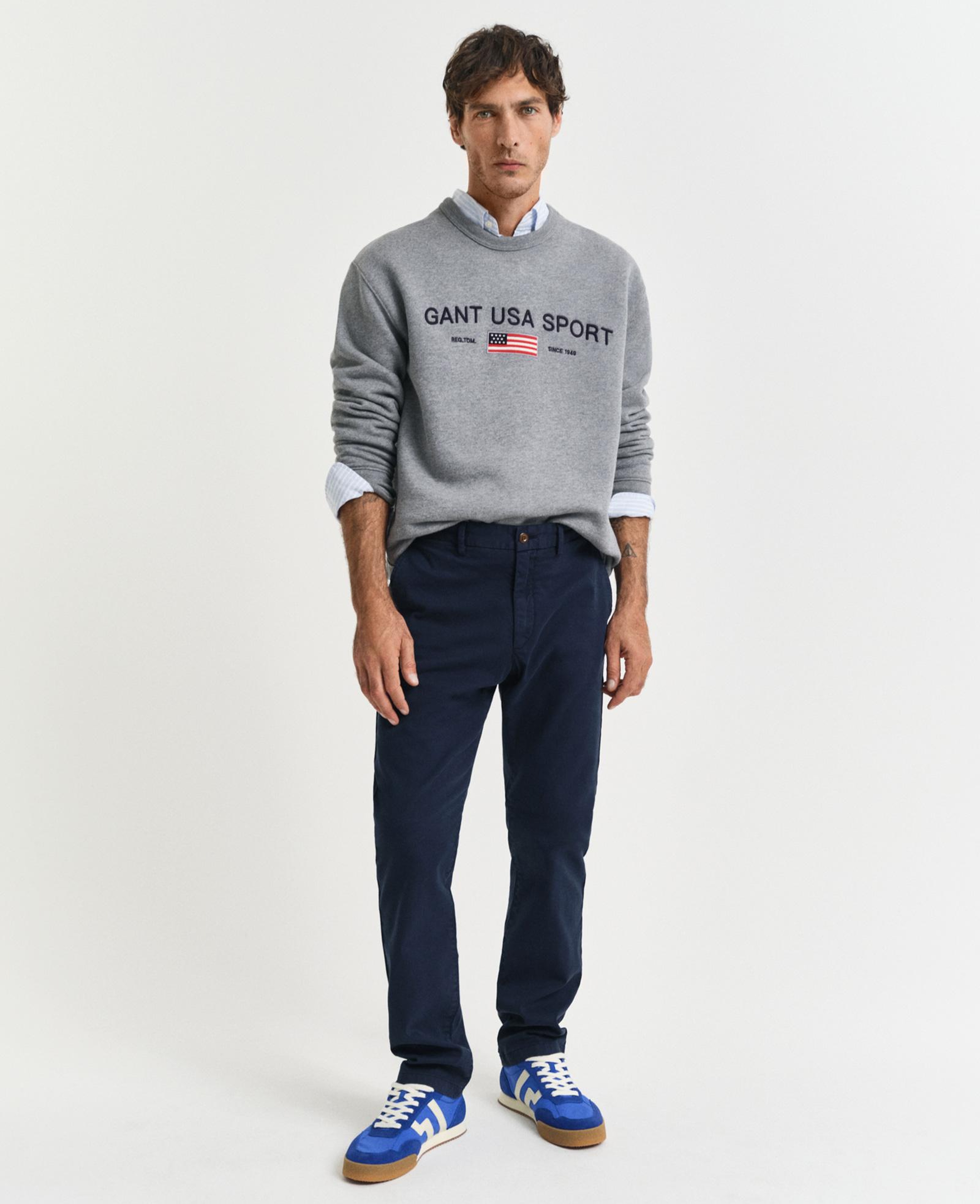 GANT Erkek Lacivert Slim Fit Pantolon