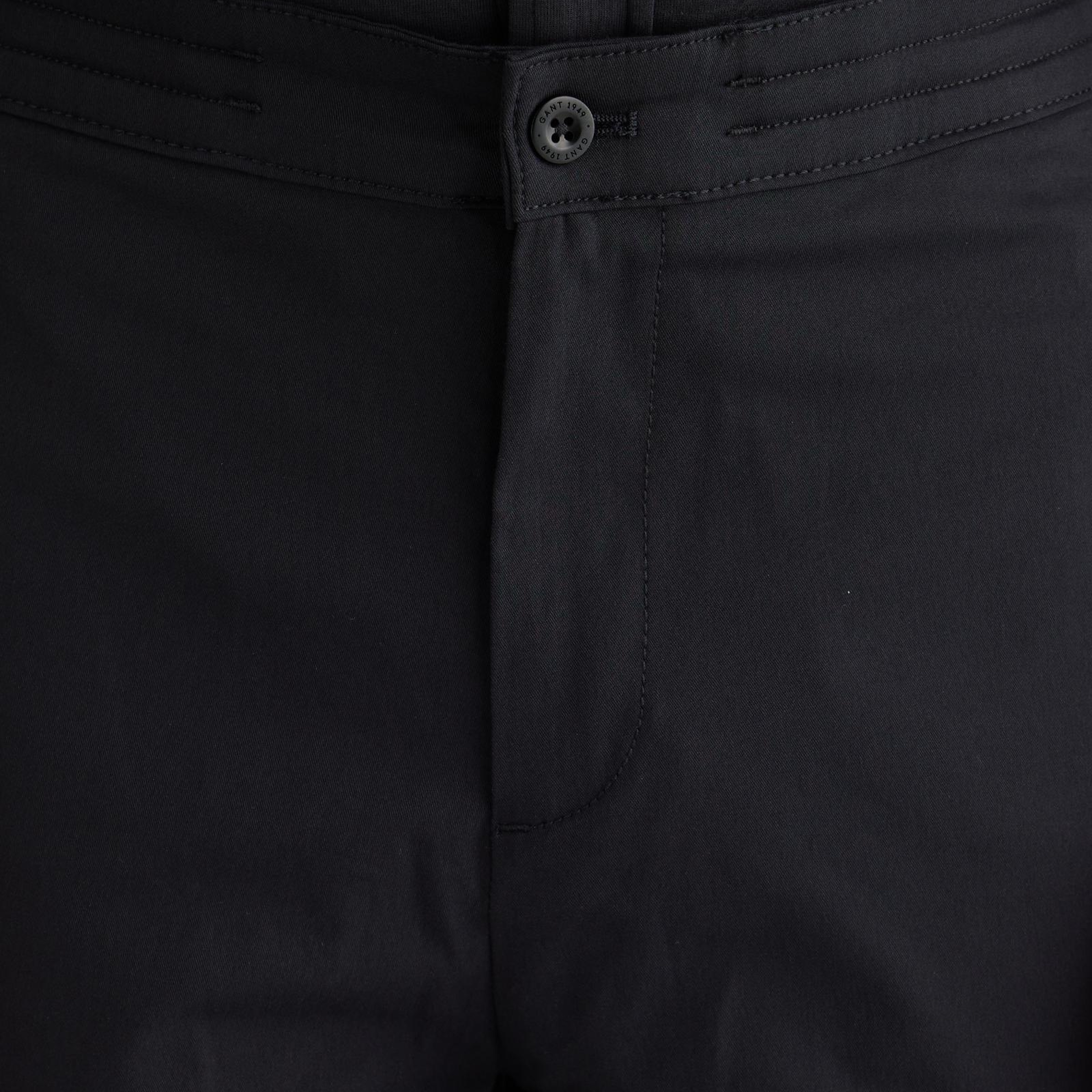 GANT Erkek Siyah Regular Fit Pantolon