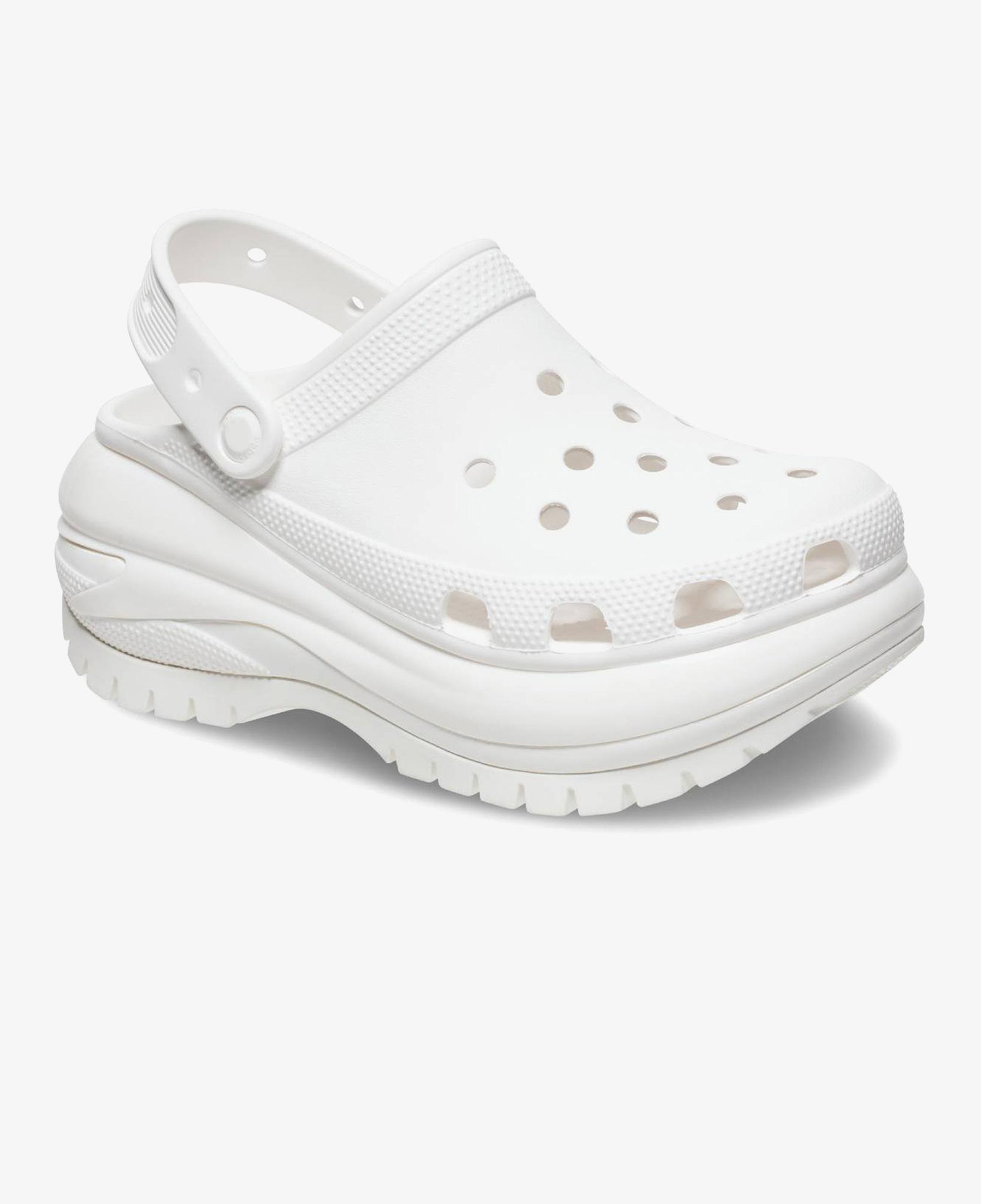 Crocs Classic Mega Crush Kadın Beyaz Terlik