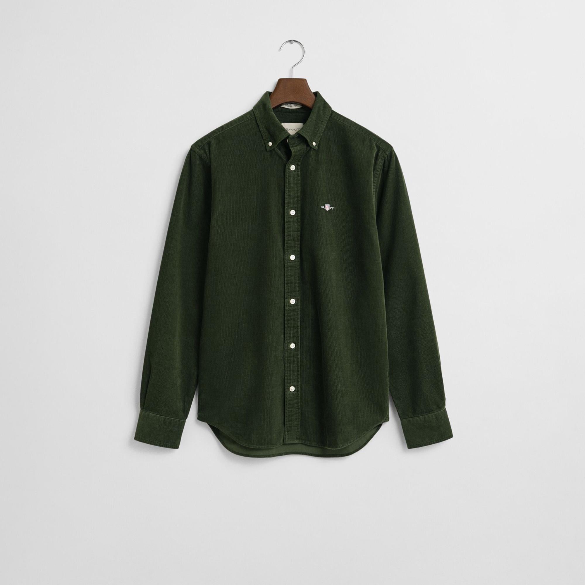 GANT Erkek Haki Regular Fit Düğmeli Gömlek