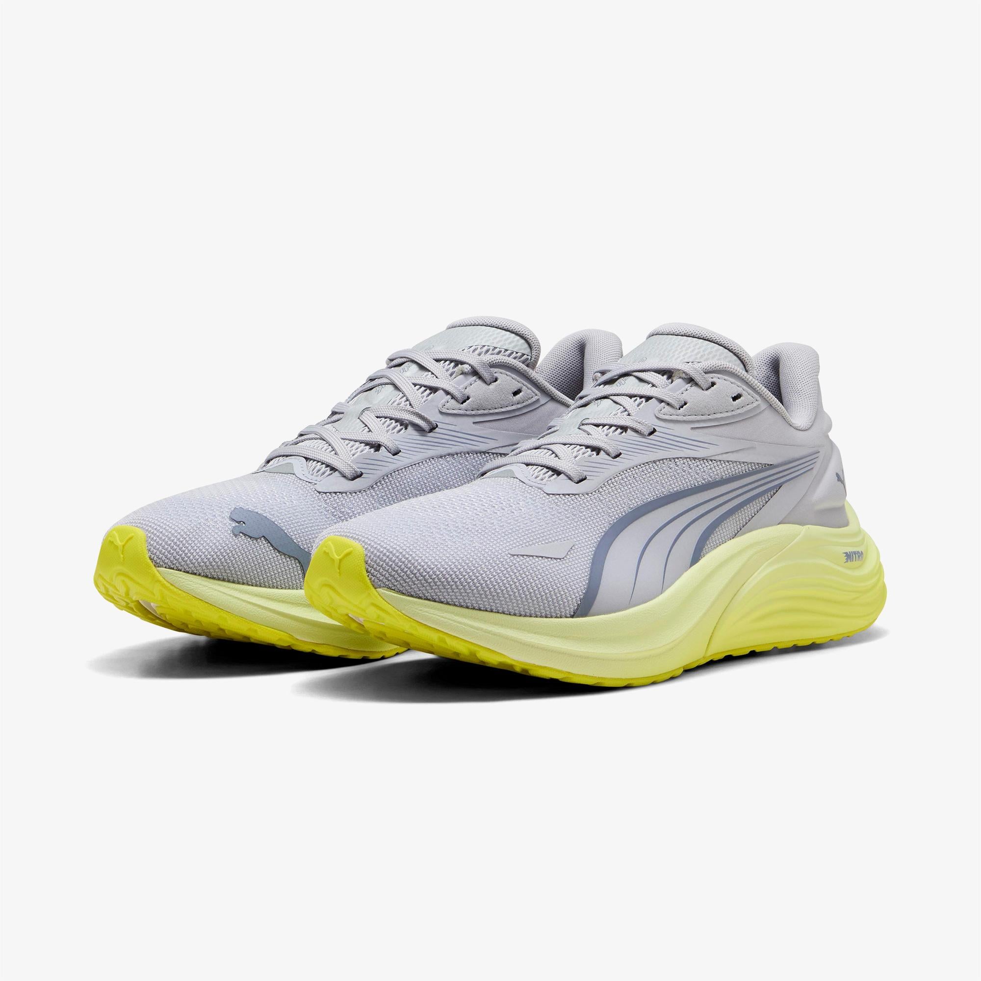 Puma Electrify Nitro 4 Erkek Gri Koşu Ayakkabısı